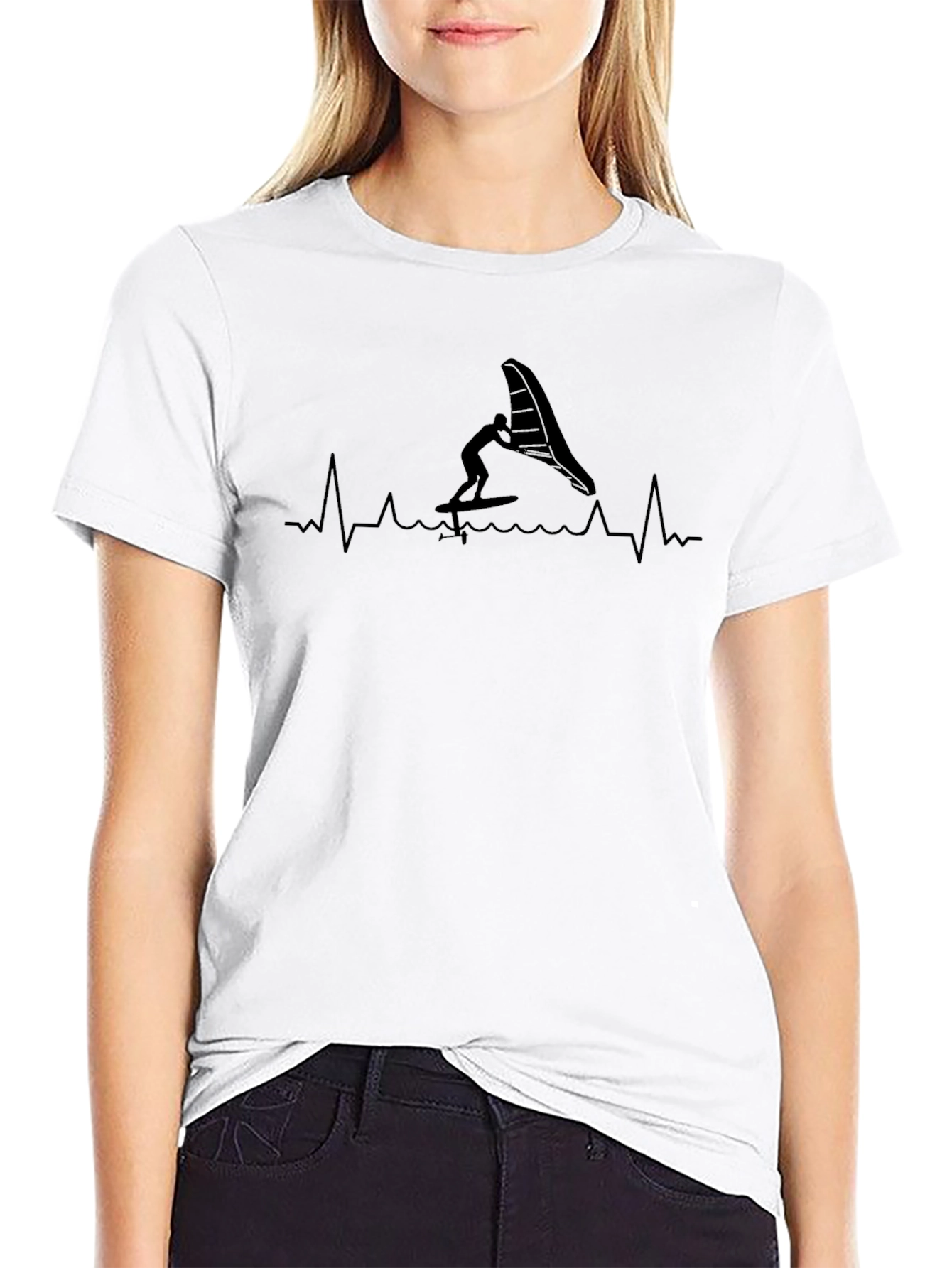 Wing Foiling Heartbeat T-Shirt
