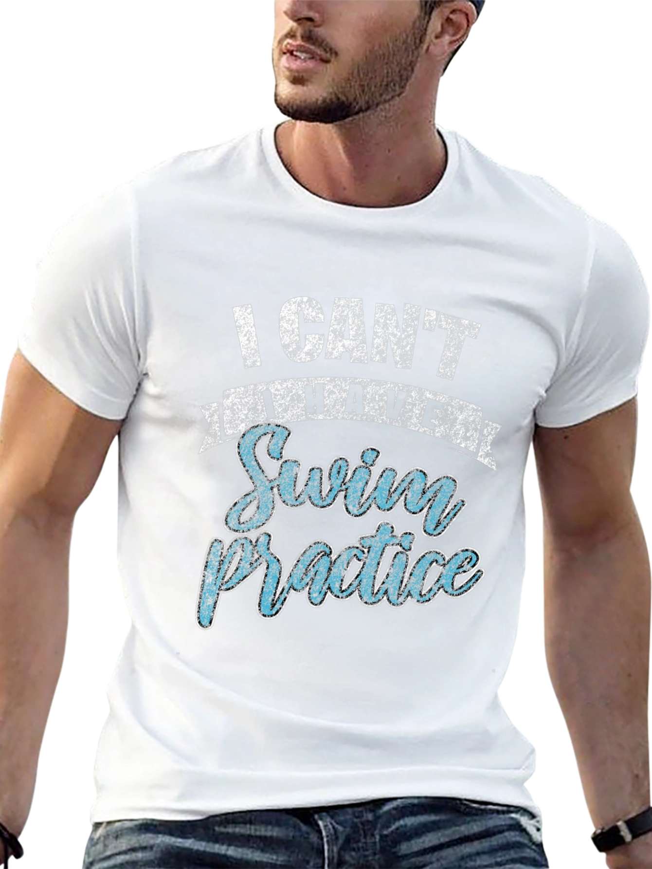 I Cant I Have Swim Practice Mens T-Shirt