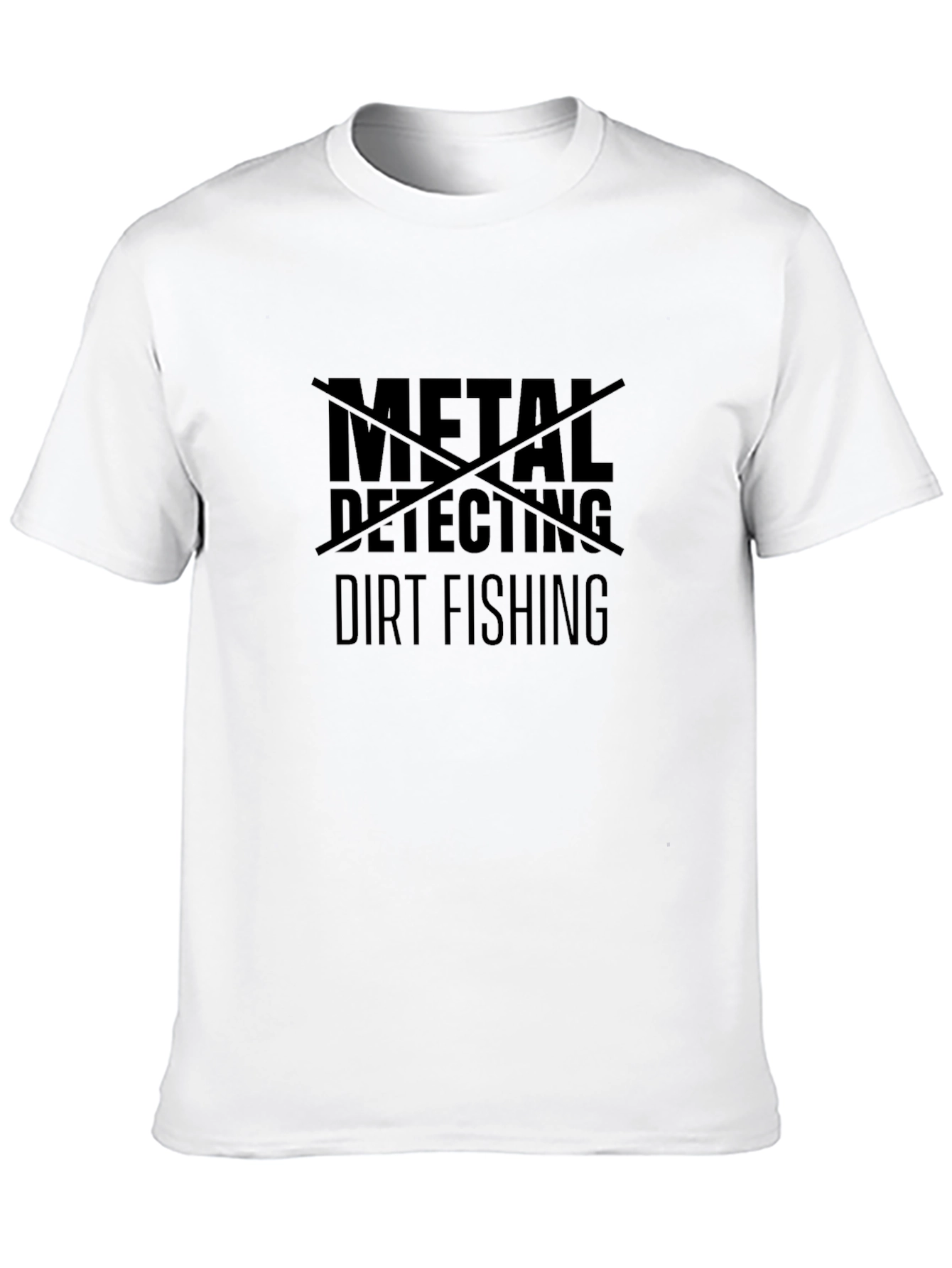 Dirt Fishing Black T-Shirt
