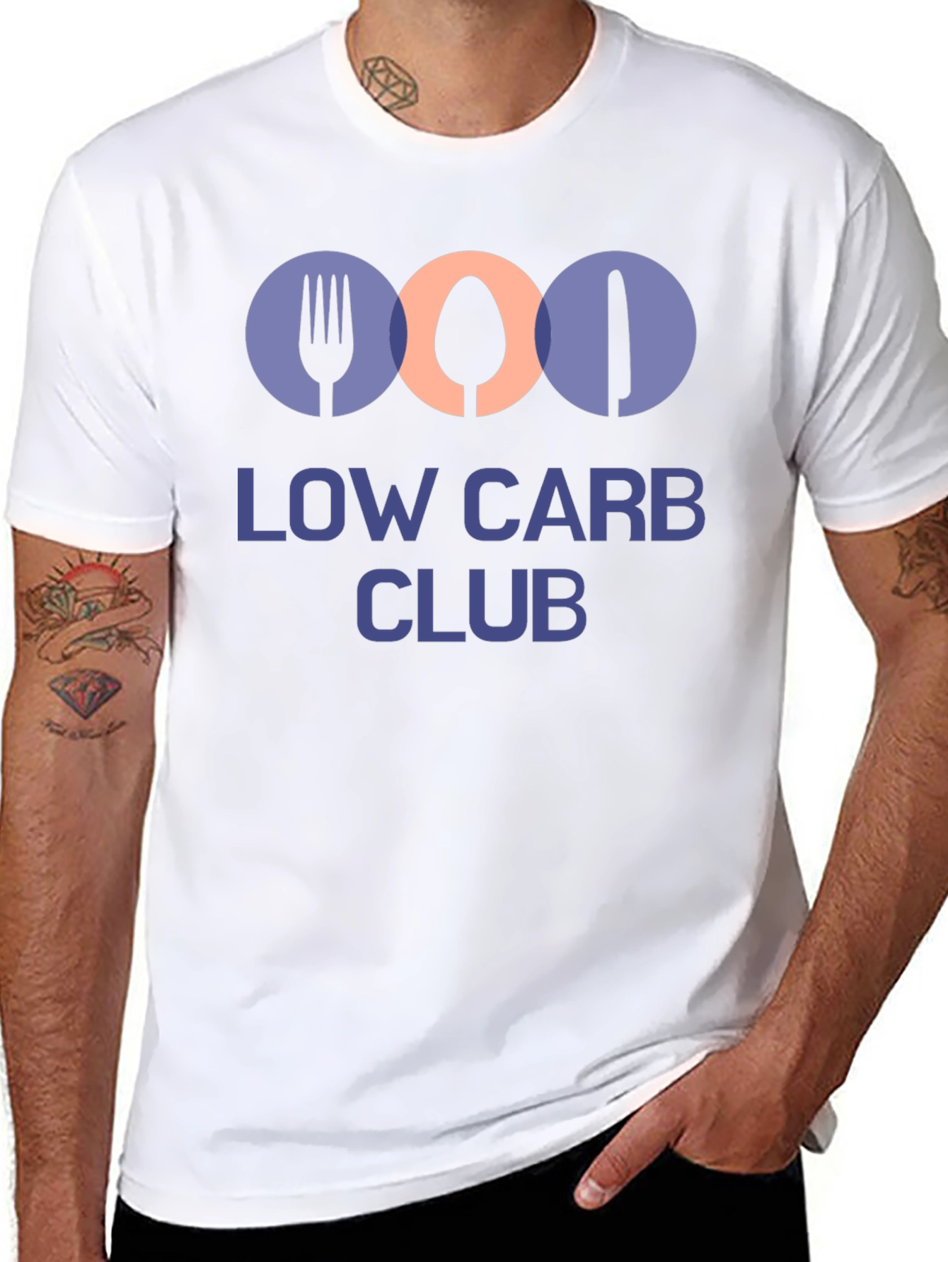 Low Carb Club Graphic Tee - Foodie T-Shirt