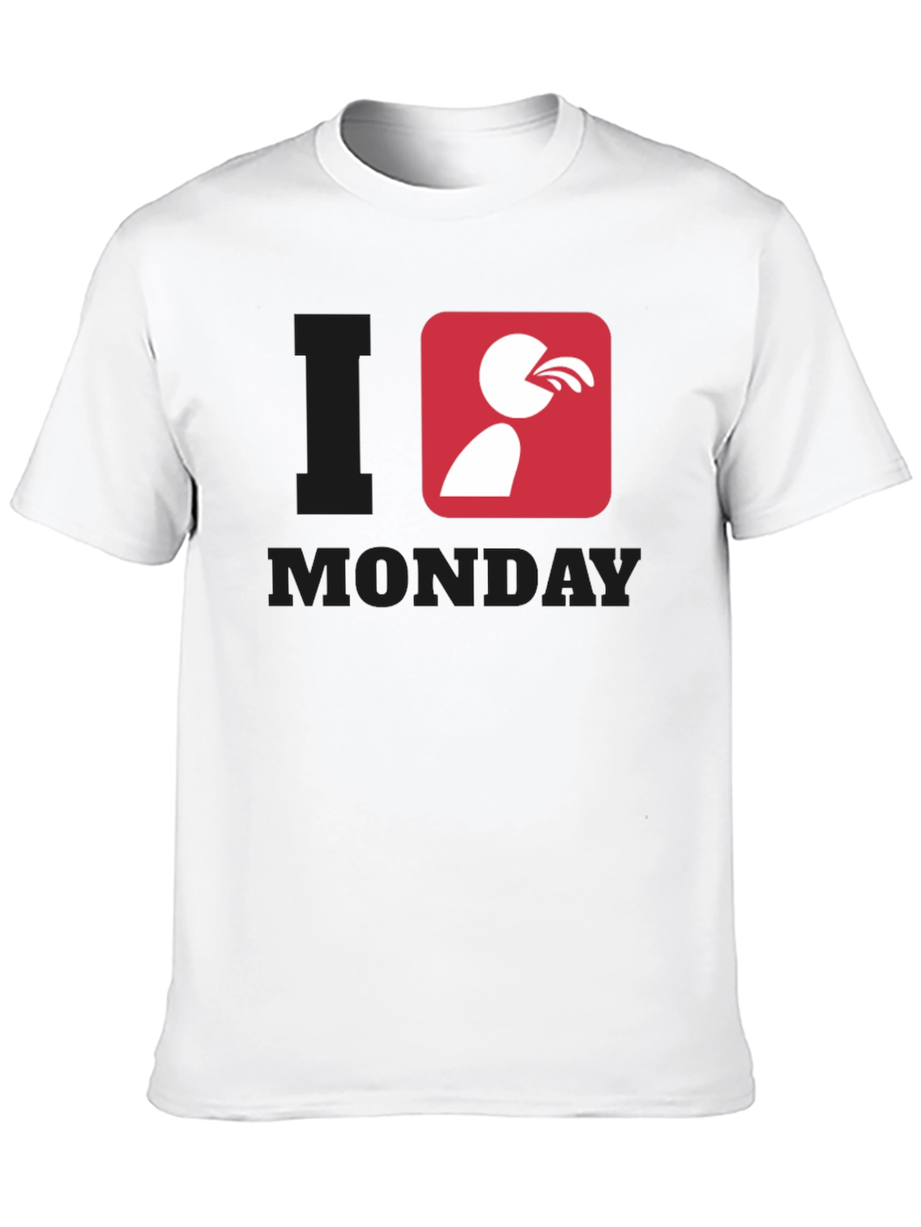 I Hate Monday Graphic Tee - Funny Novelty T-Shirt