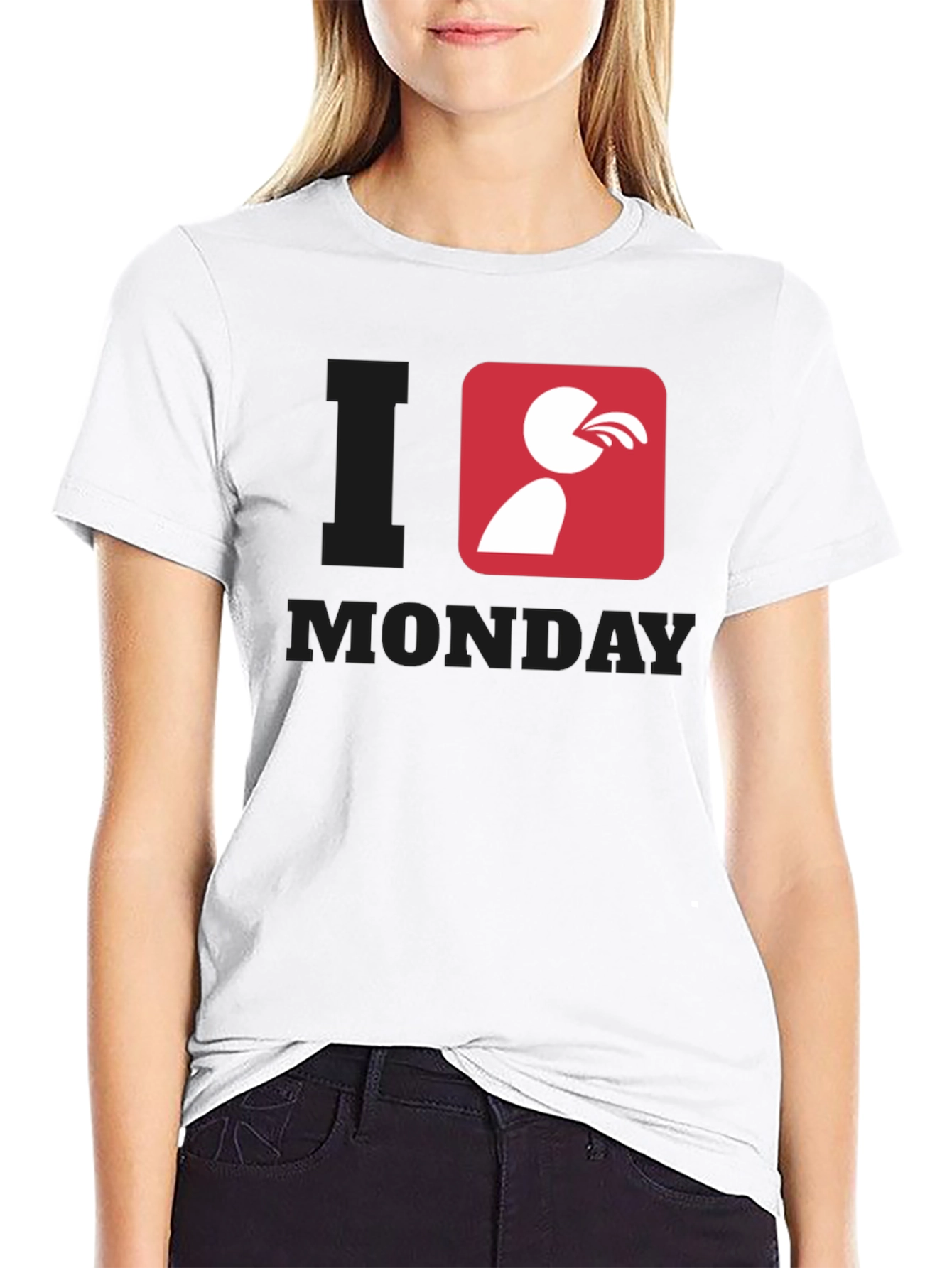 I Hate Monday Graphic Tee - Funny Novelty T-Shirt