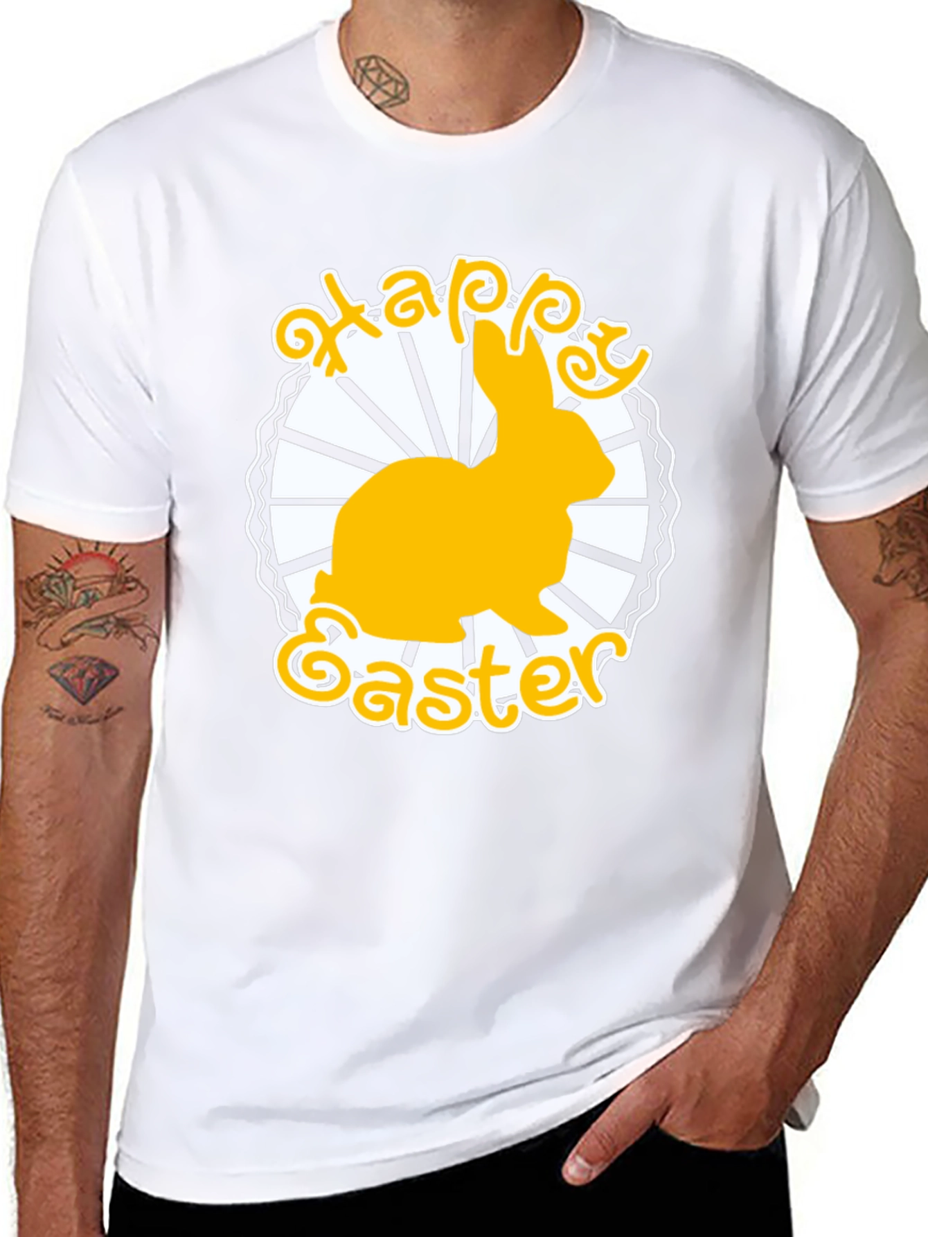 Happy Easter Bunny Graphic T-Shirt