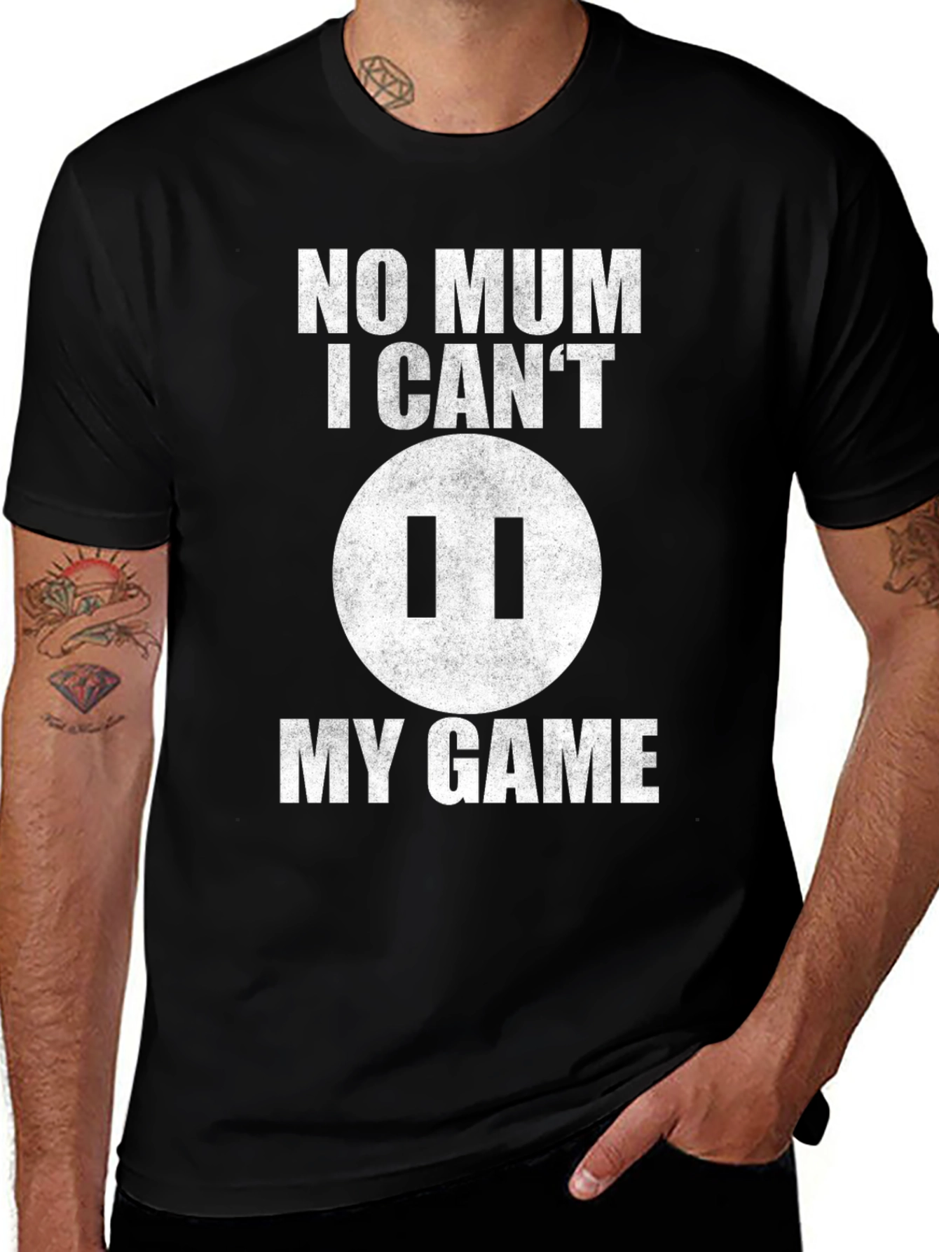 Gamer T-Shirt - No Mum I Cant Pause!
