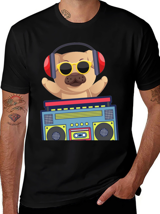 Cool Dog Boombox T-Shirt