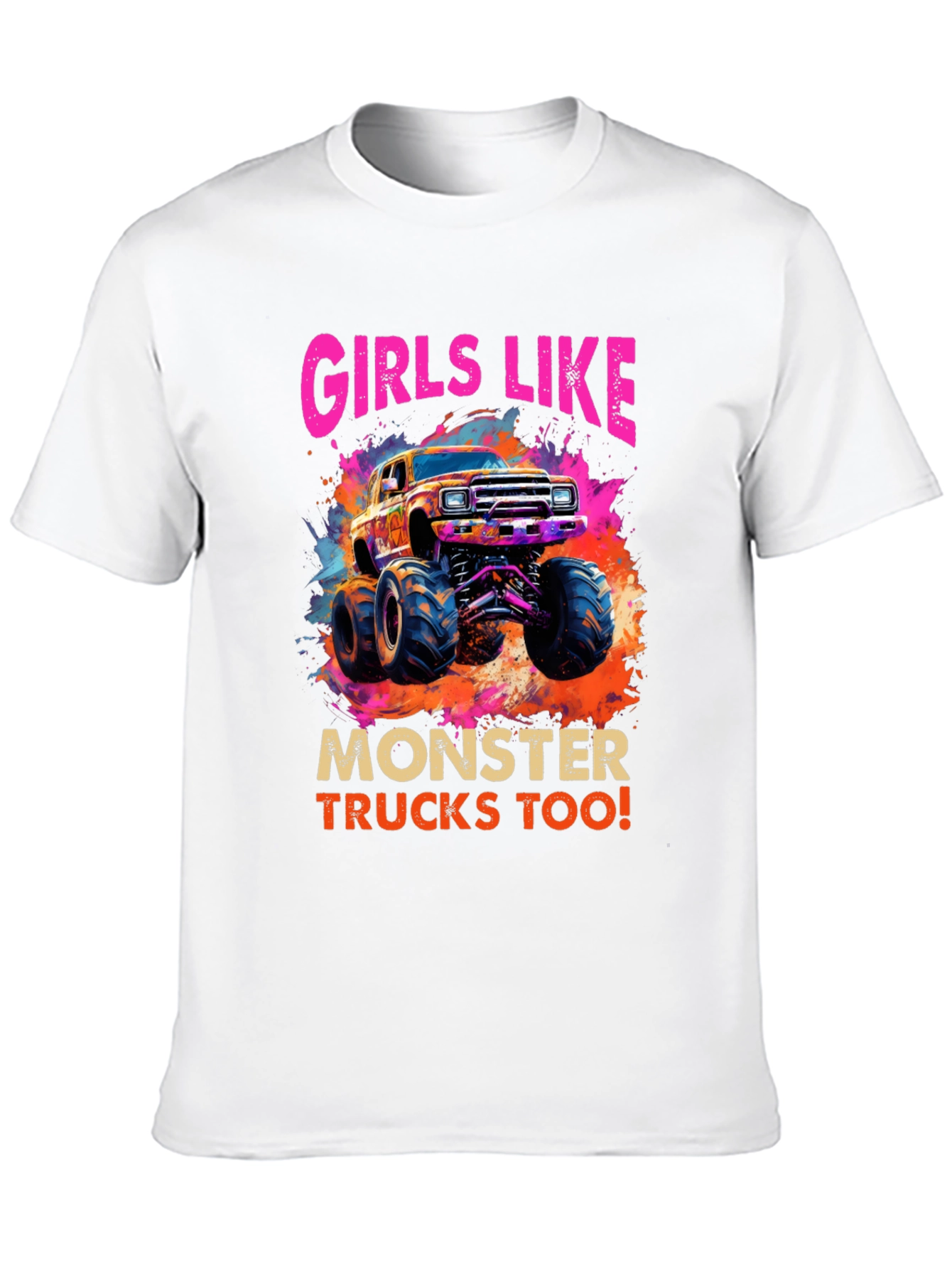 Girls Like Monster Trucks Tee