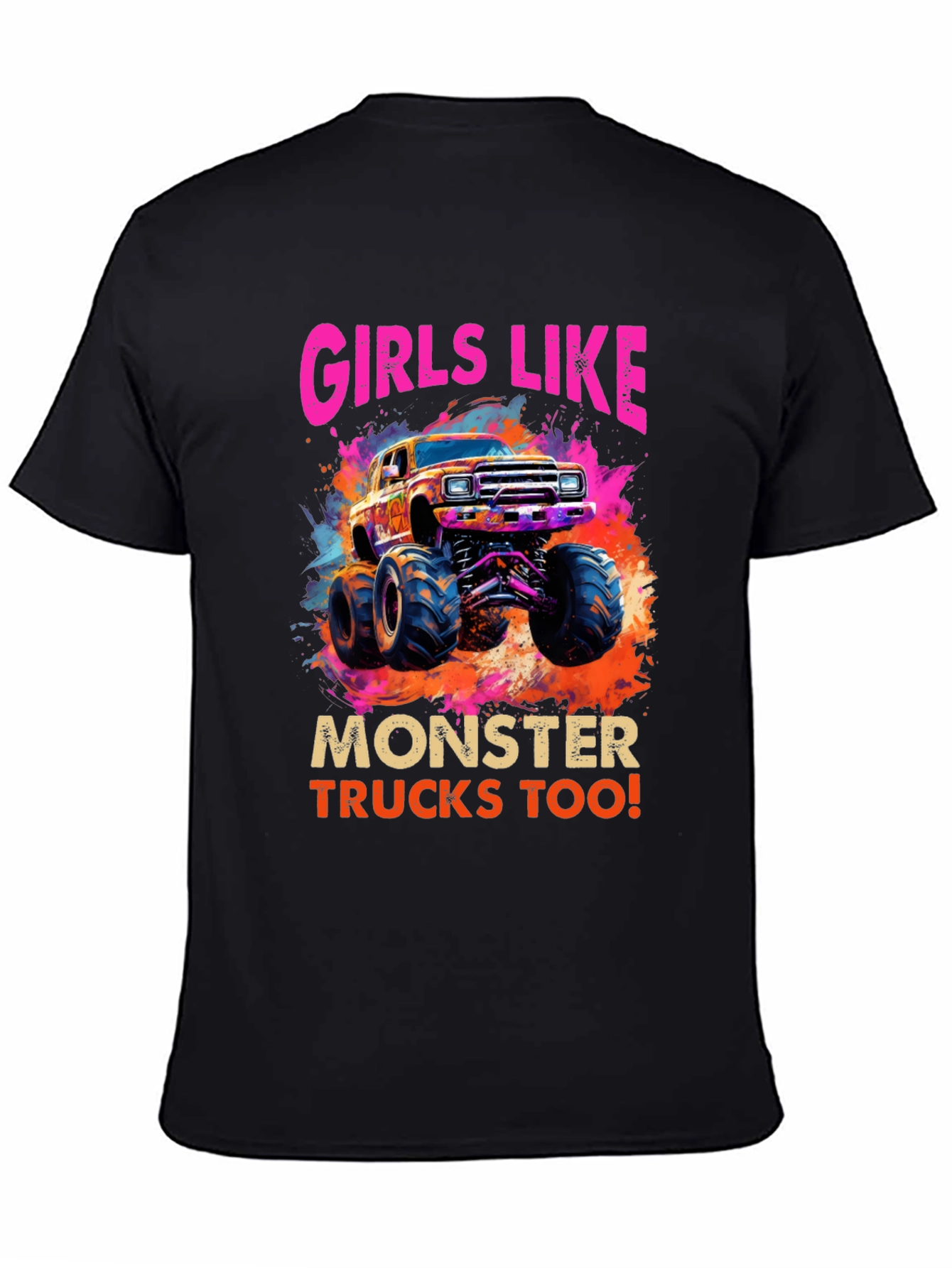 Girls Like Monster Trucks Tee
