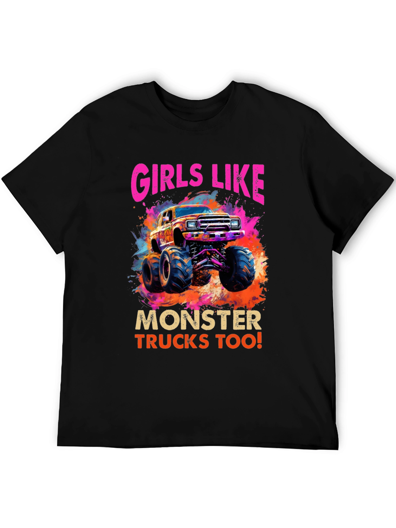 Girls Like Monster Trucks Tee