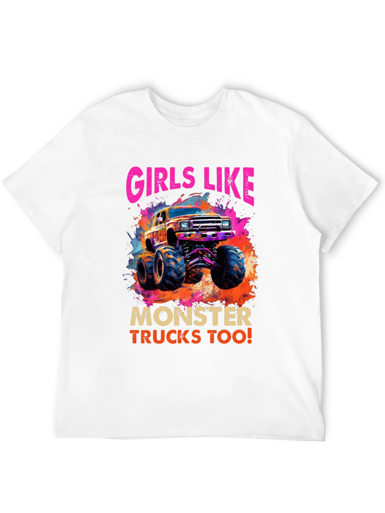 Girls Like Monster Trucks Tee