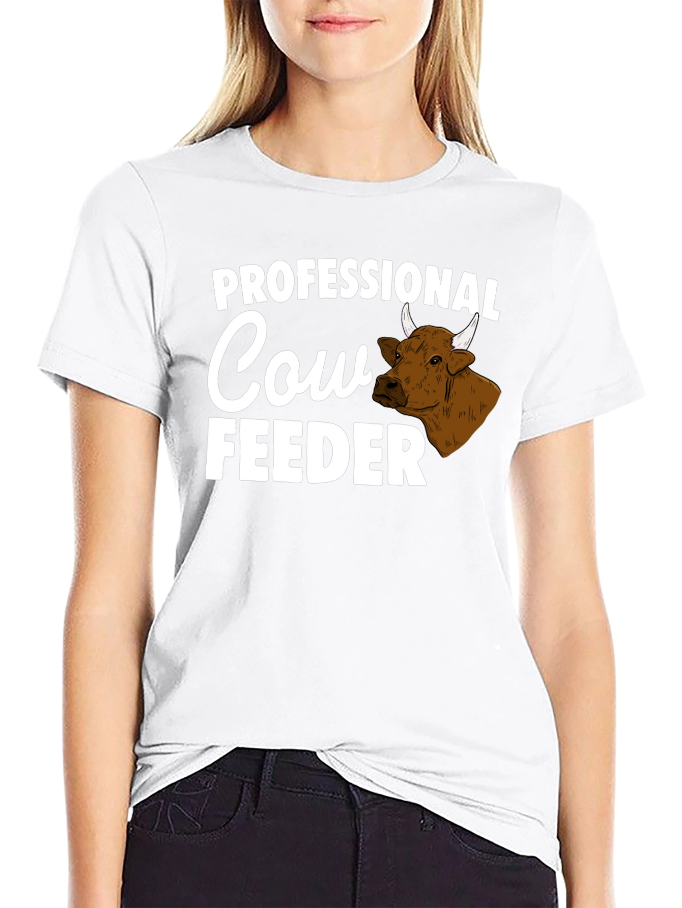 Professional Cow Feeder Graphic Tee