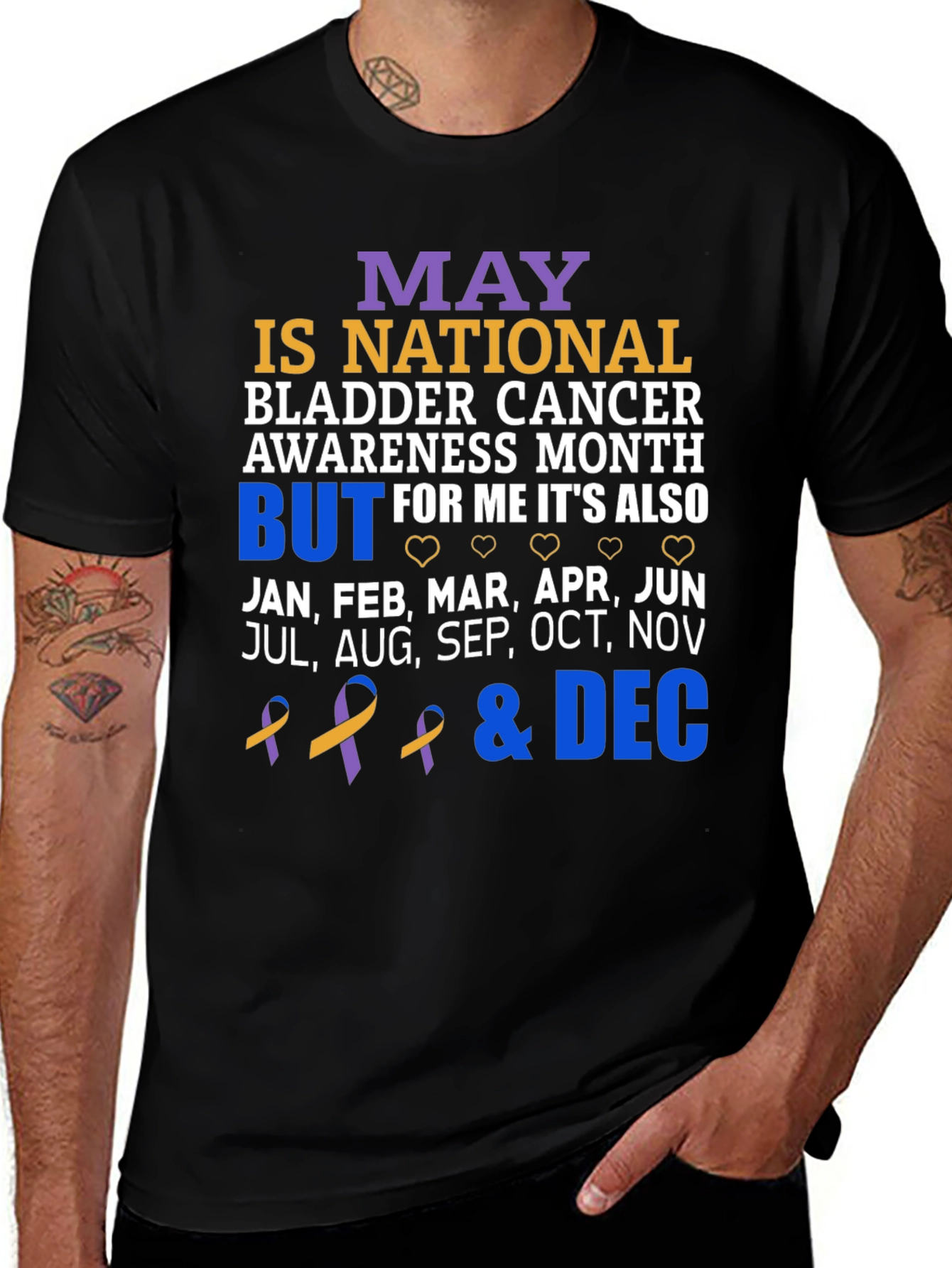 Bladder Cancer Awareness Month T-Shirt