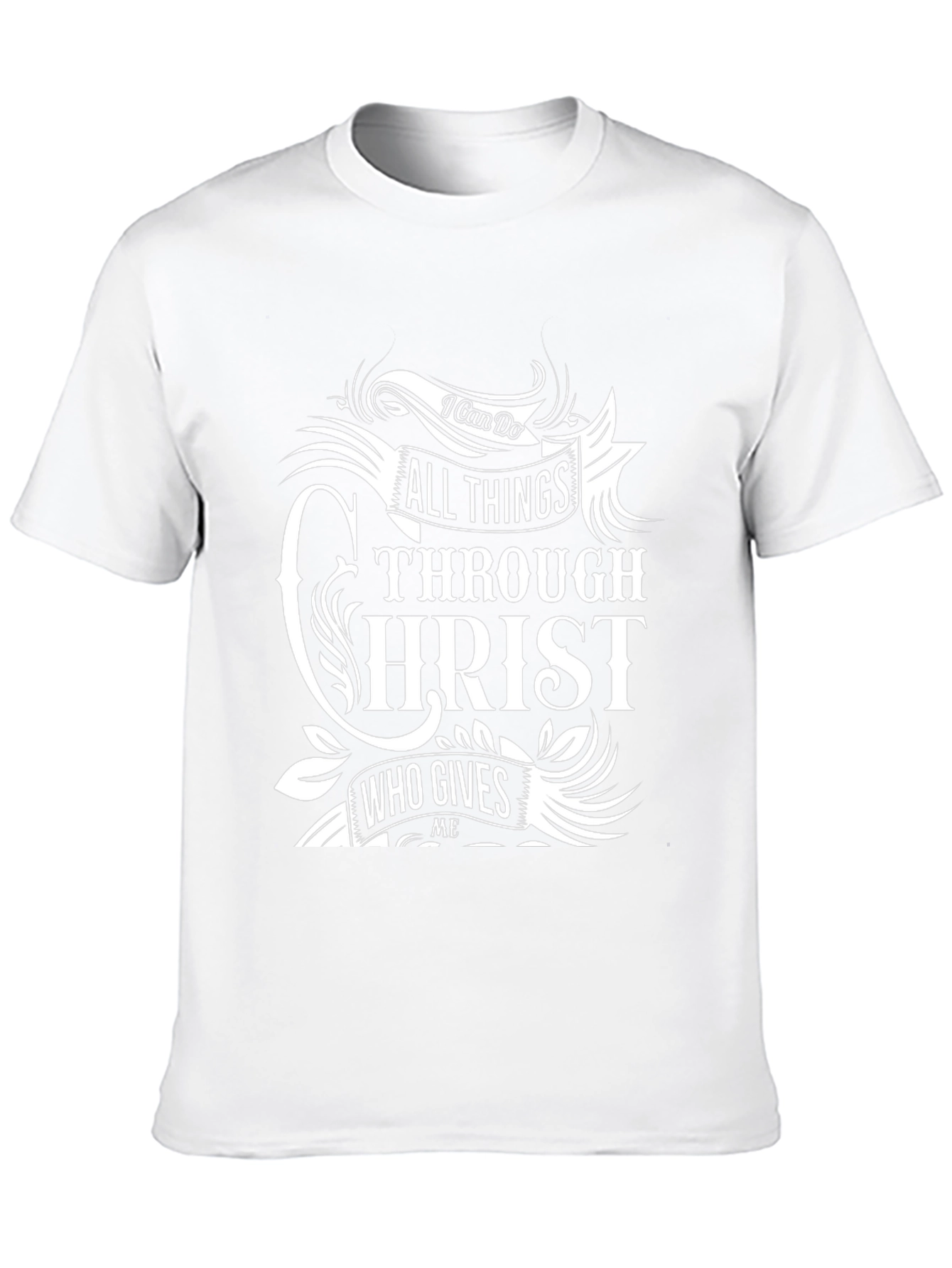 I Can Do All Things Through Christ Black Tee