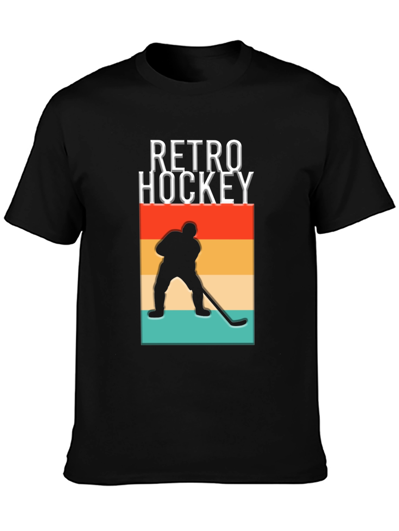 Retro Hockey Graphic T-Shirt - Stylish and Comfortable