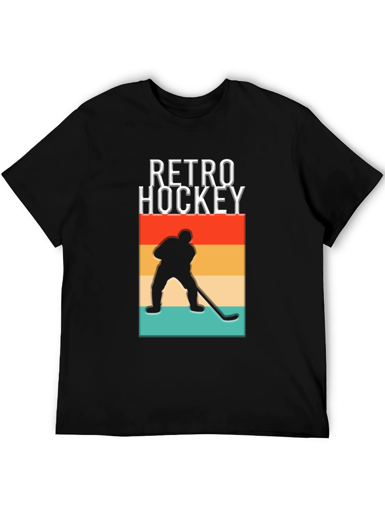 Retro Hockey Graphic T-Shirt - Stylish and Comfortable