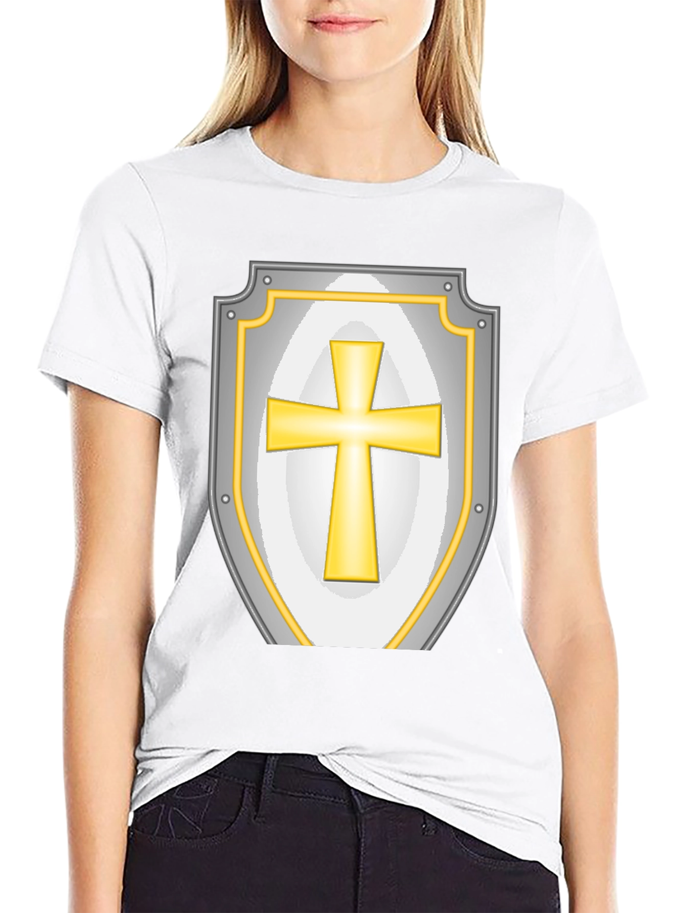 Christian Knight Shield Graphic Tee