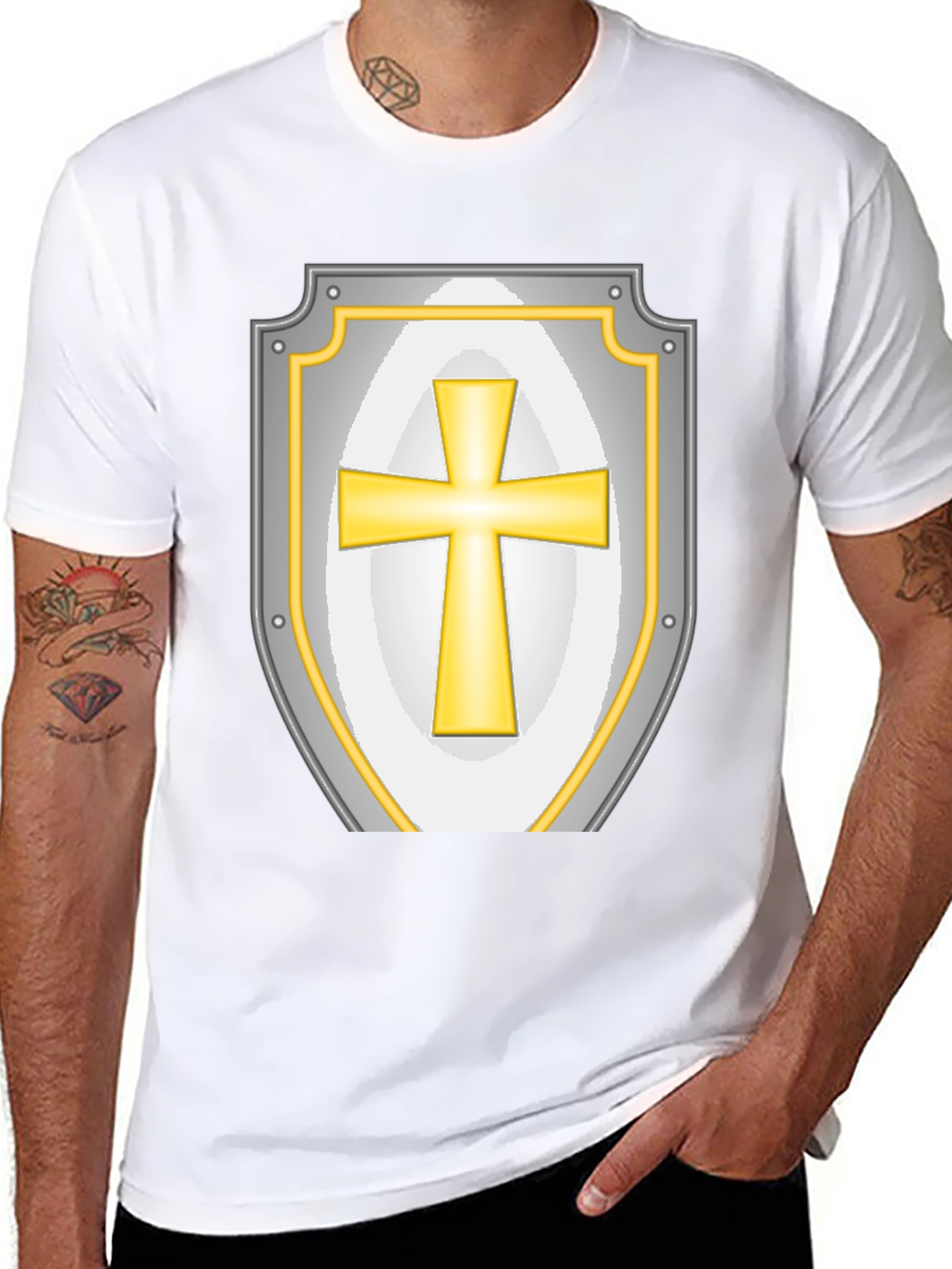 Christian Knight Shield Graphic Tee