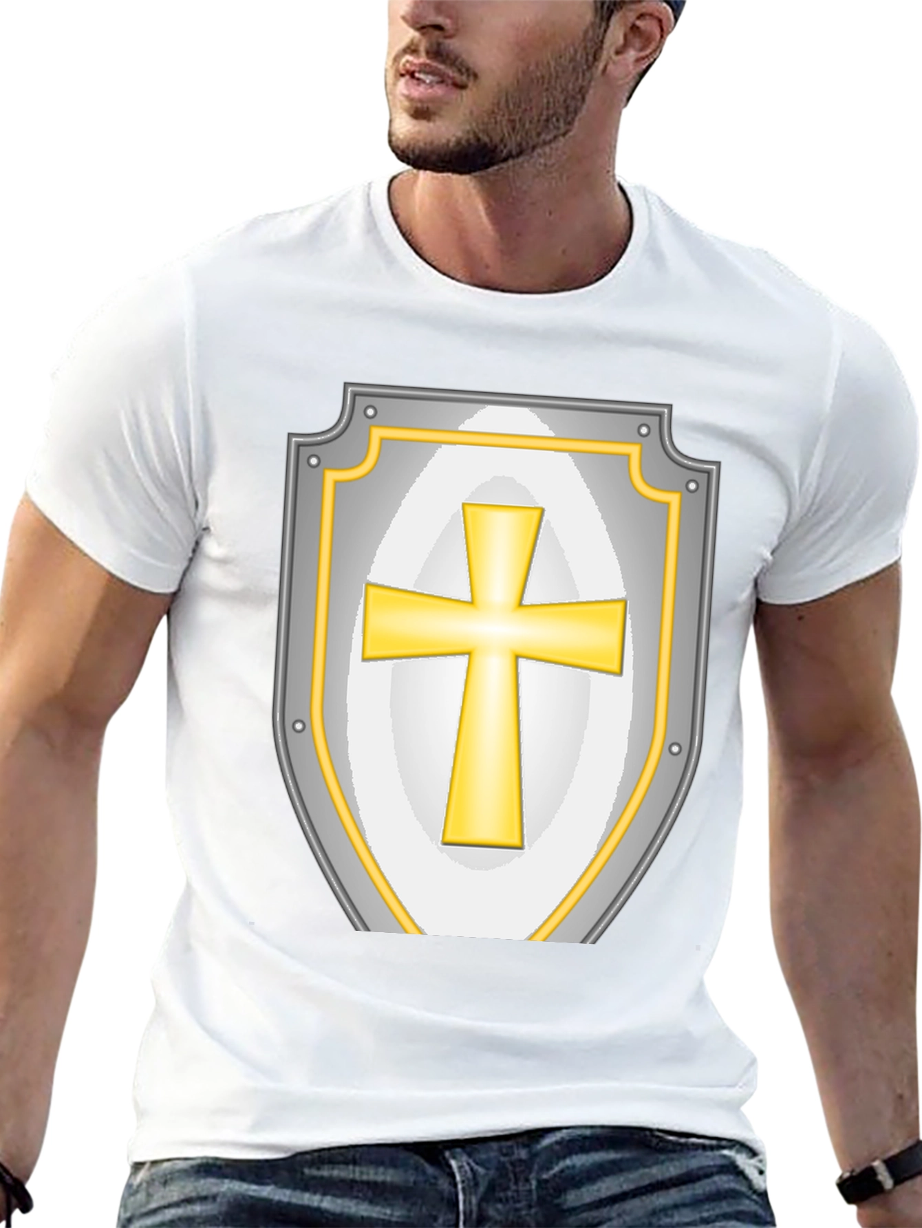 Christian Knight Shield Graphic Tee