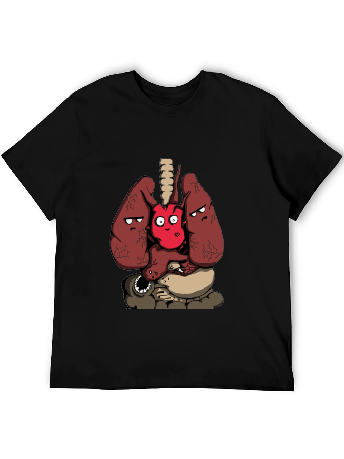 Anatomical Cartoon T-Shirt - Unique Graphic Tee