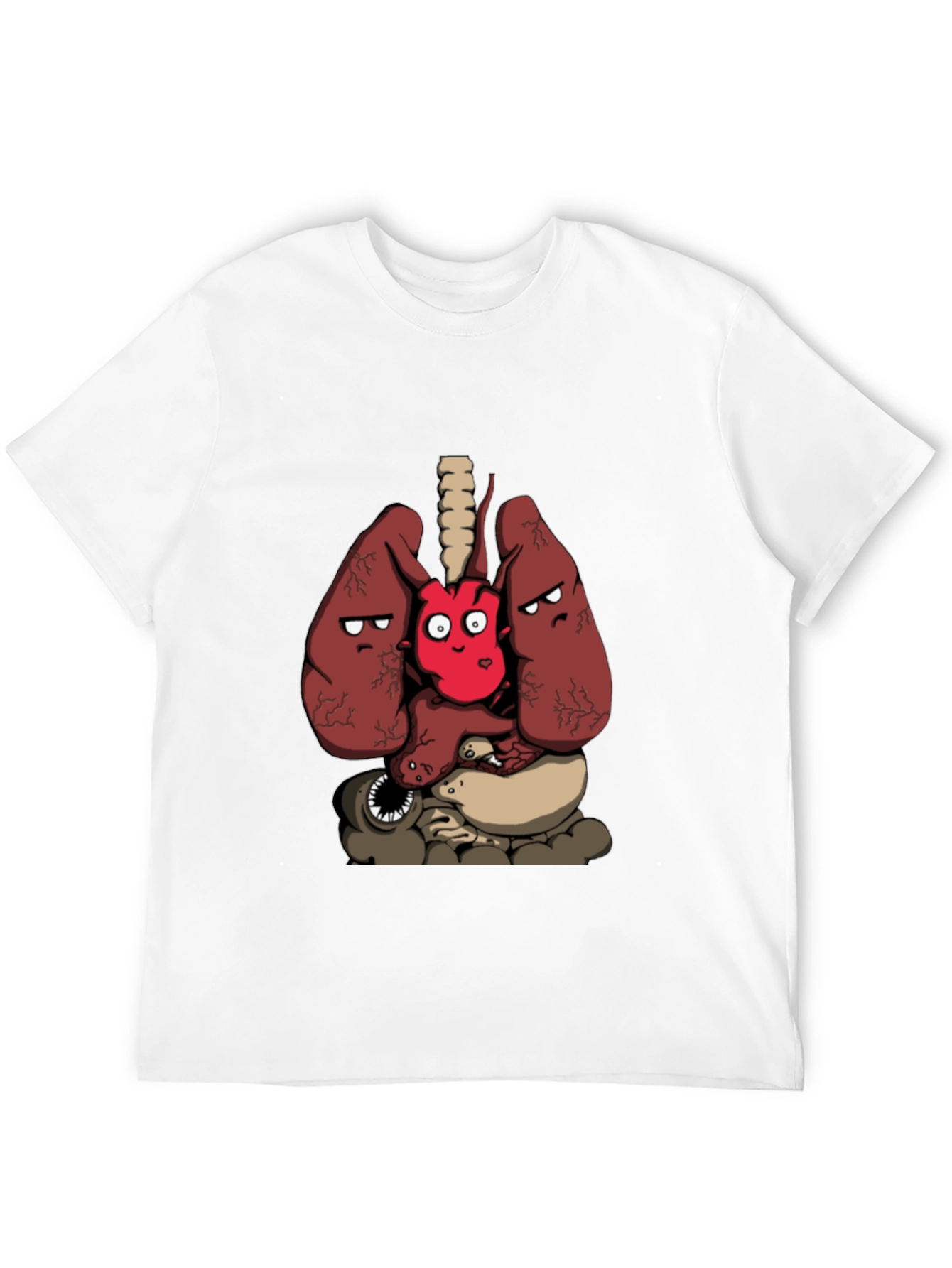 Anatomical Cartoon T-Shirt - Unique Graphic Tee