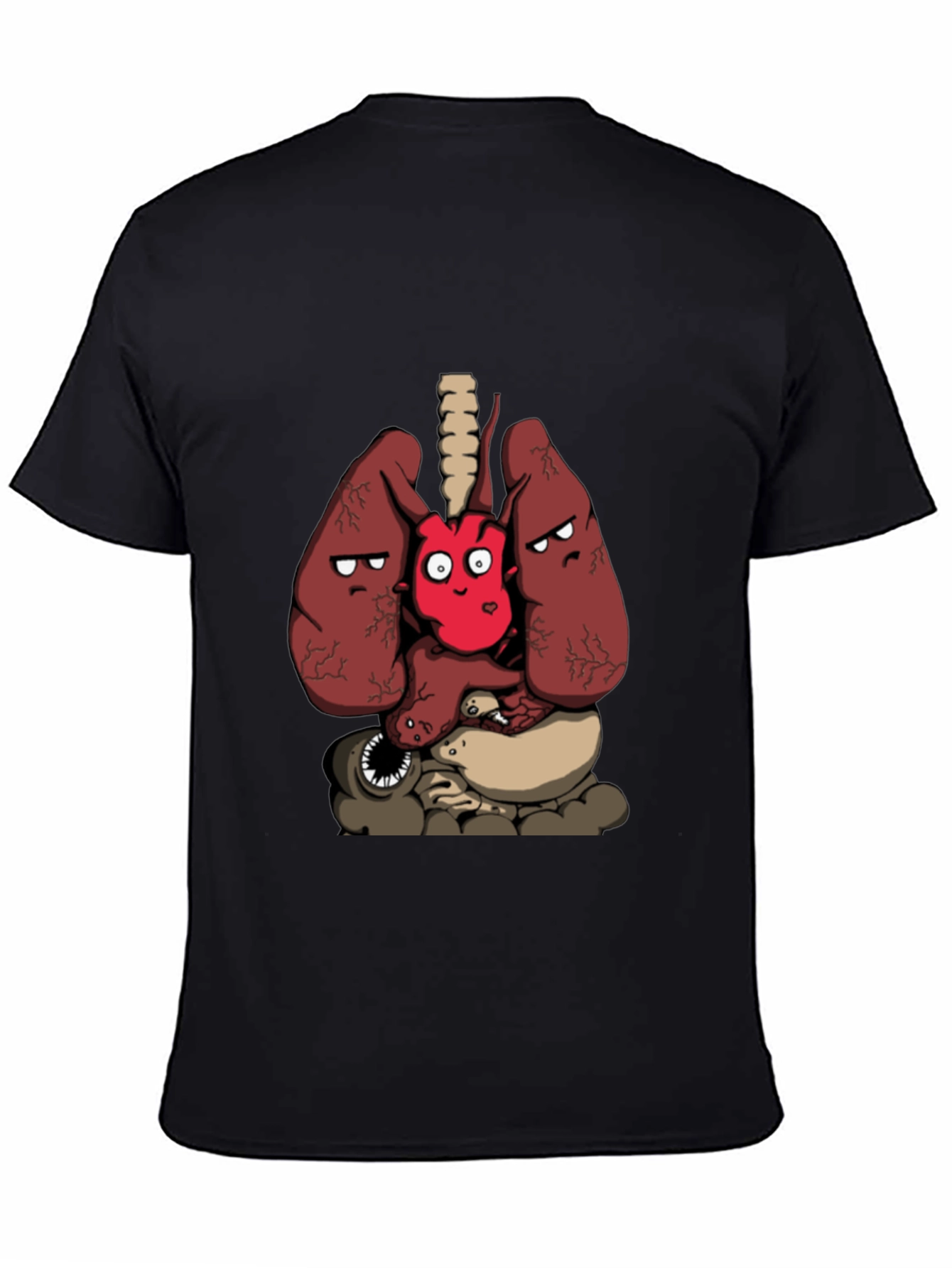 Anatomical Cartoon T-Shirt - Unique Graphic Tee