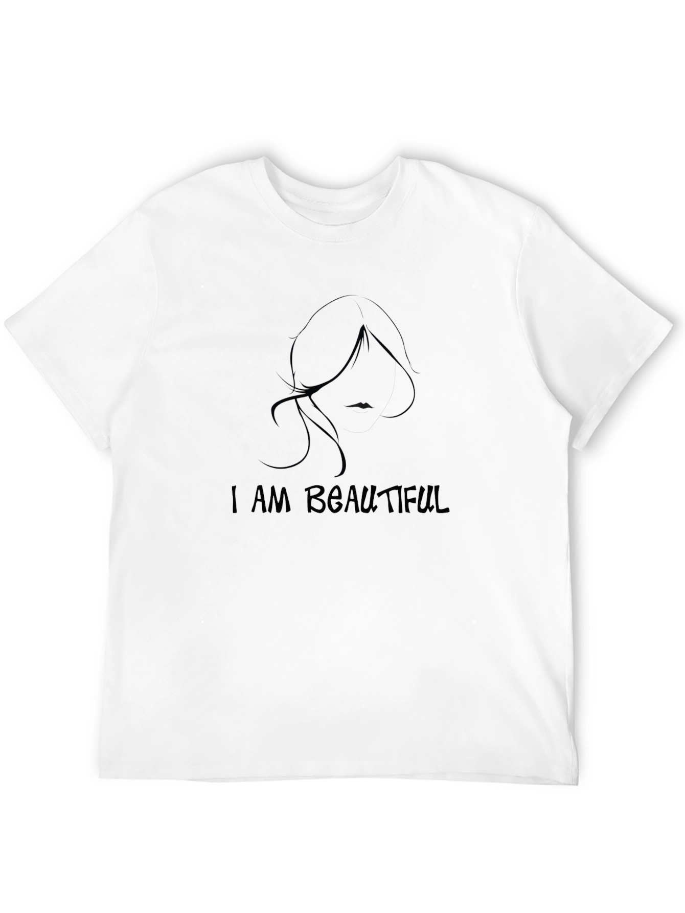 I am Beautiful Black T-Shirt