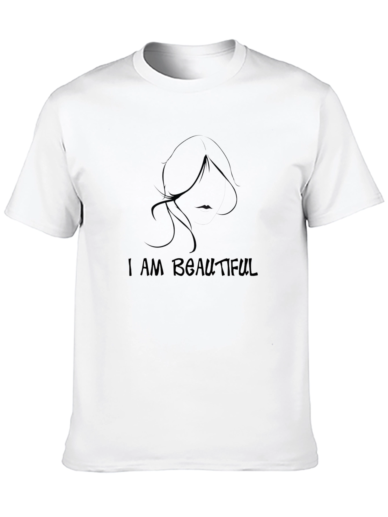 I am Beautiful Black T-Shirt