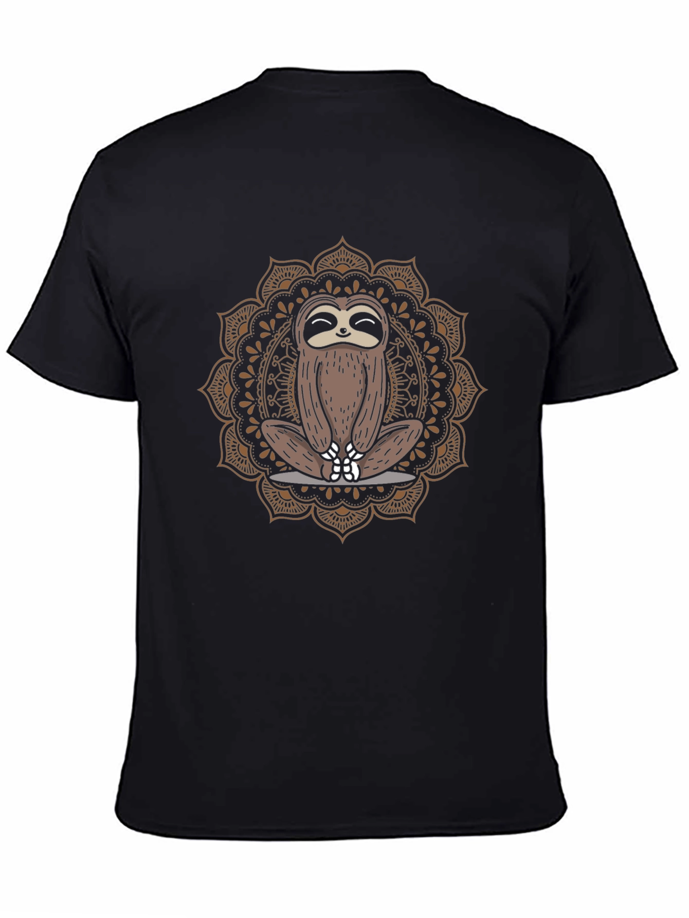 Yoga Sloth Mandala Graphic Tee