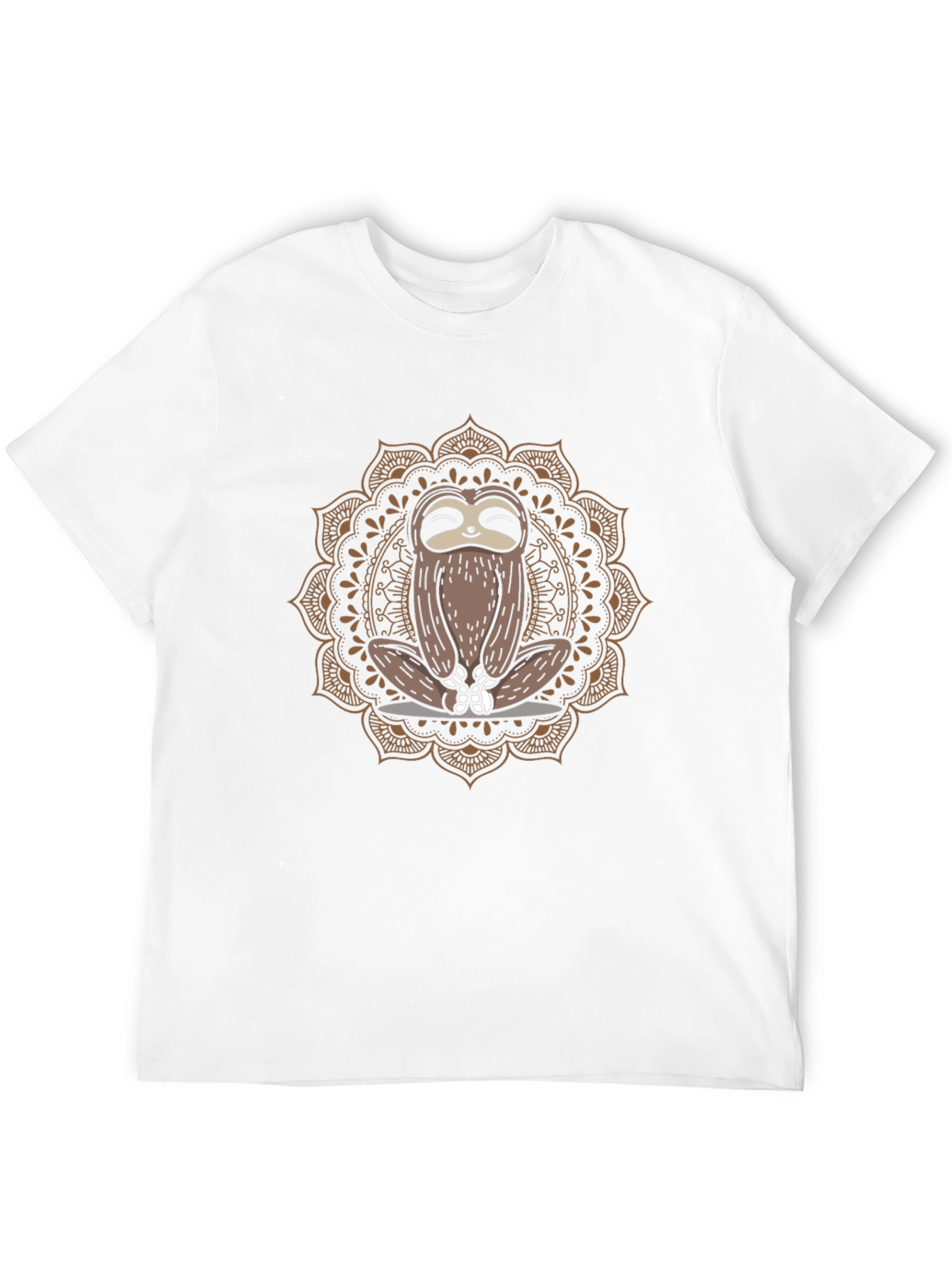 Yoga Sloth Mandala Graphic Tee