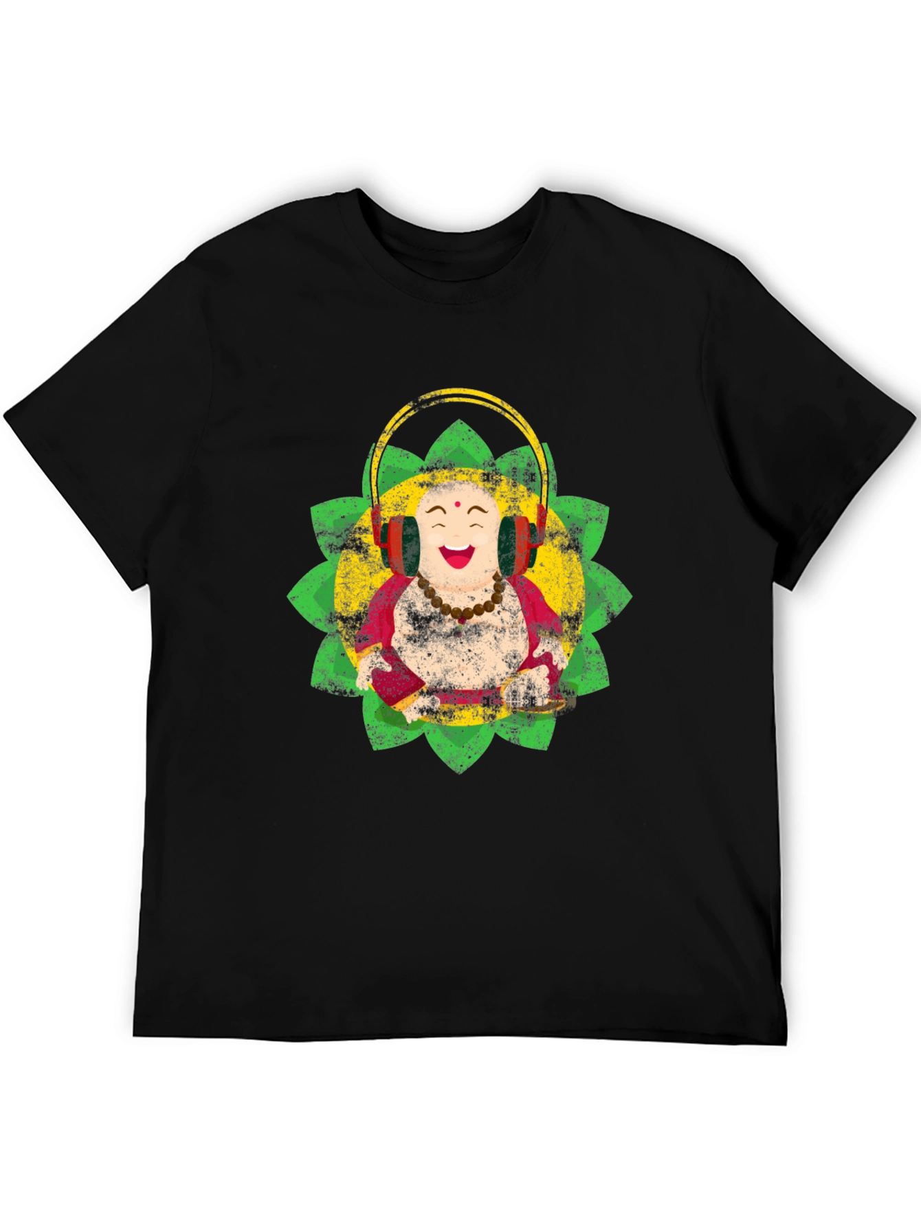 Buddha DJ T-Shirt - Black Cotton Tee
