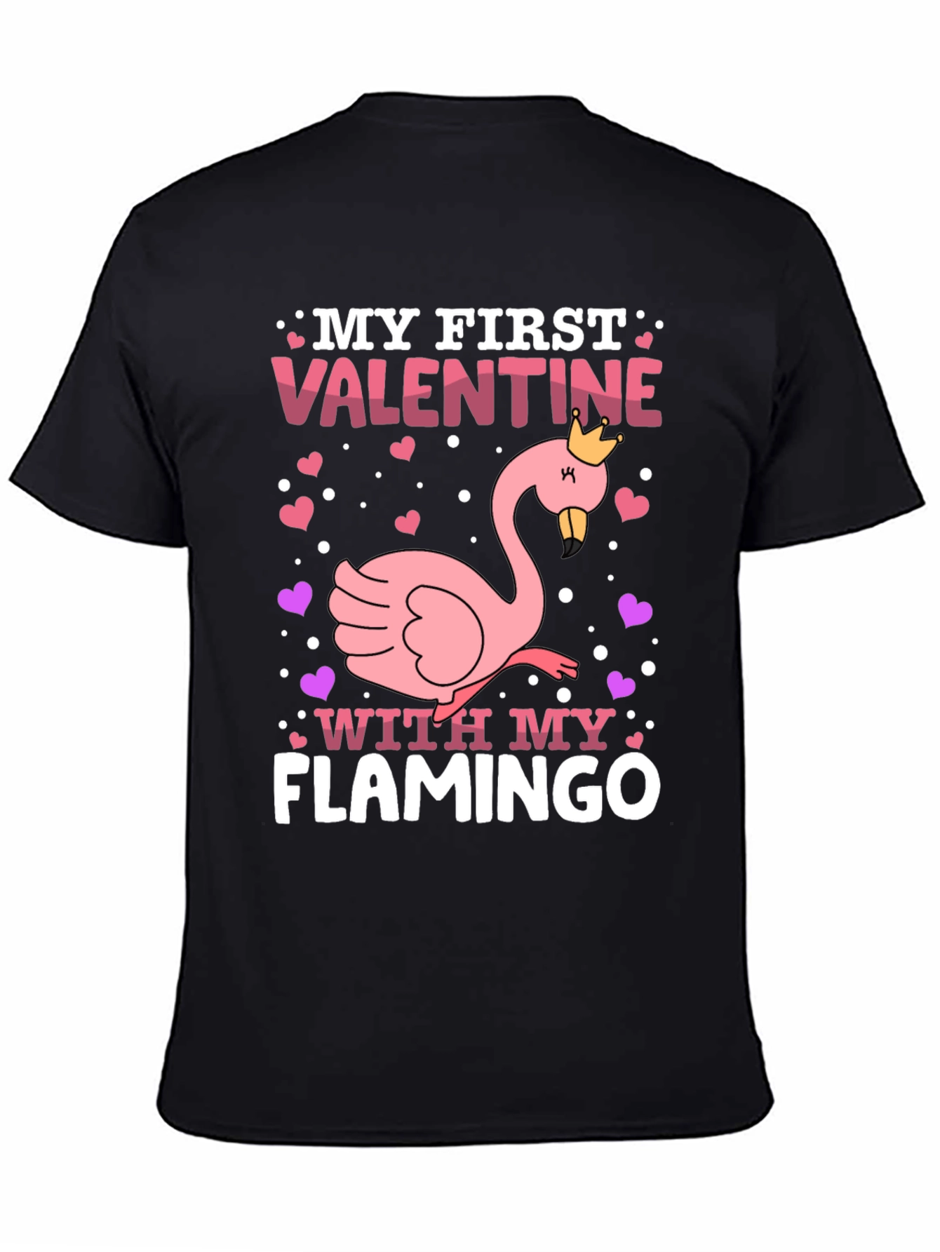 My First Valentine Flamingo T-Shirt