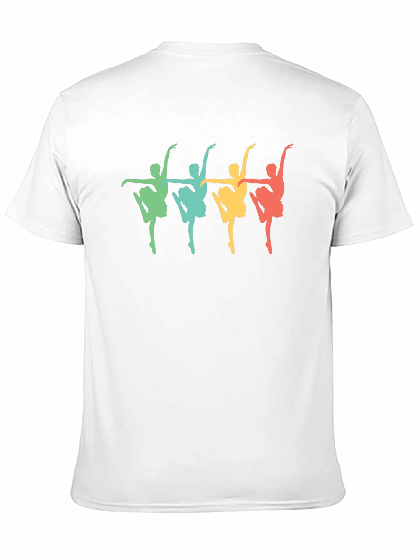 Retro Ballerina Graphic Tee - Black