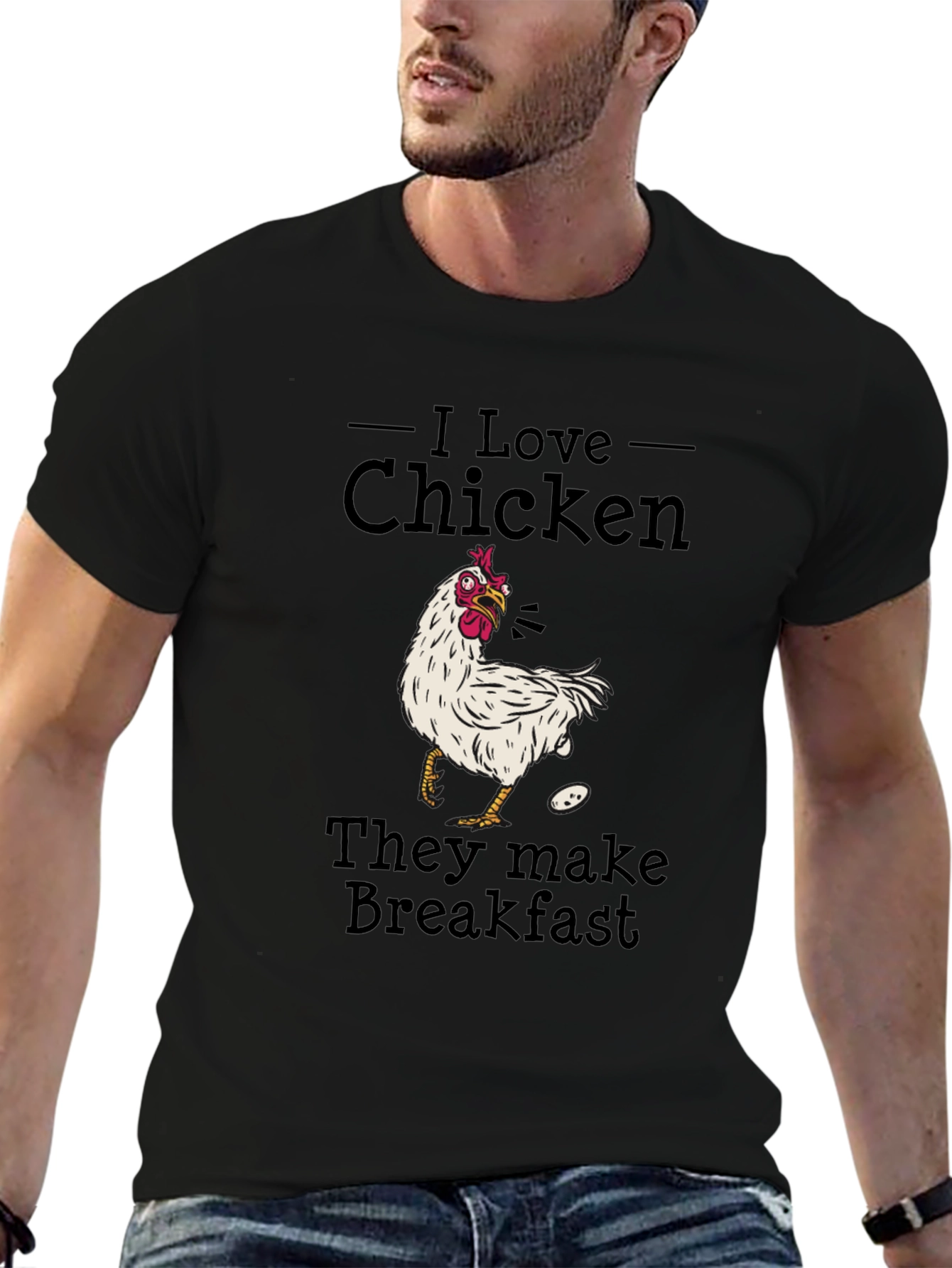 I Love Chicken Breakfast T-Shirt