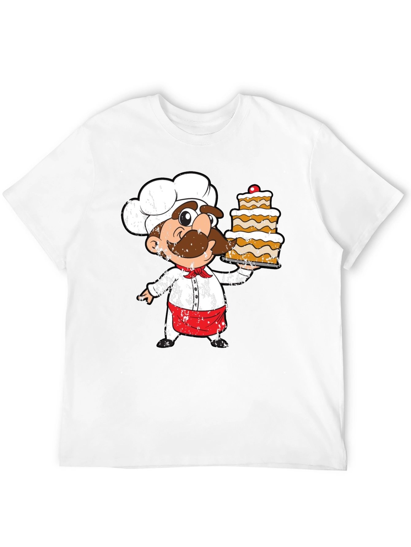 Chef Cartoon T-Shirt: Unique Foodie Apparel