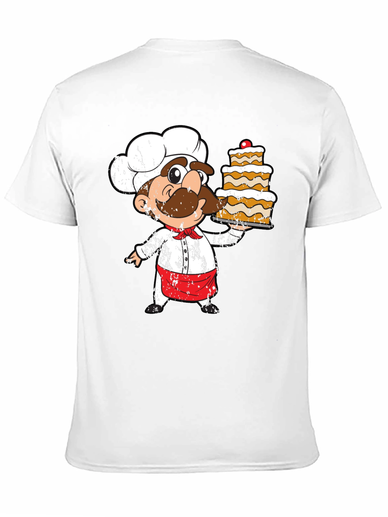 Chef Cartoon T-Shirt: Unique Foodie Apparel