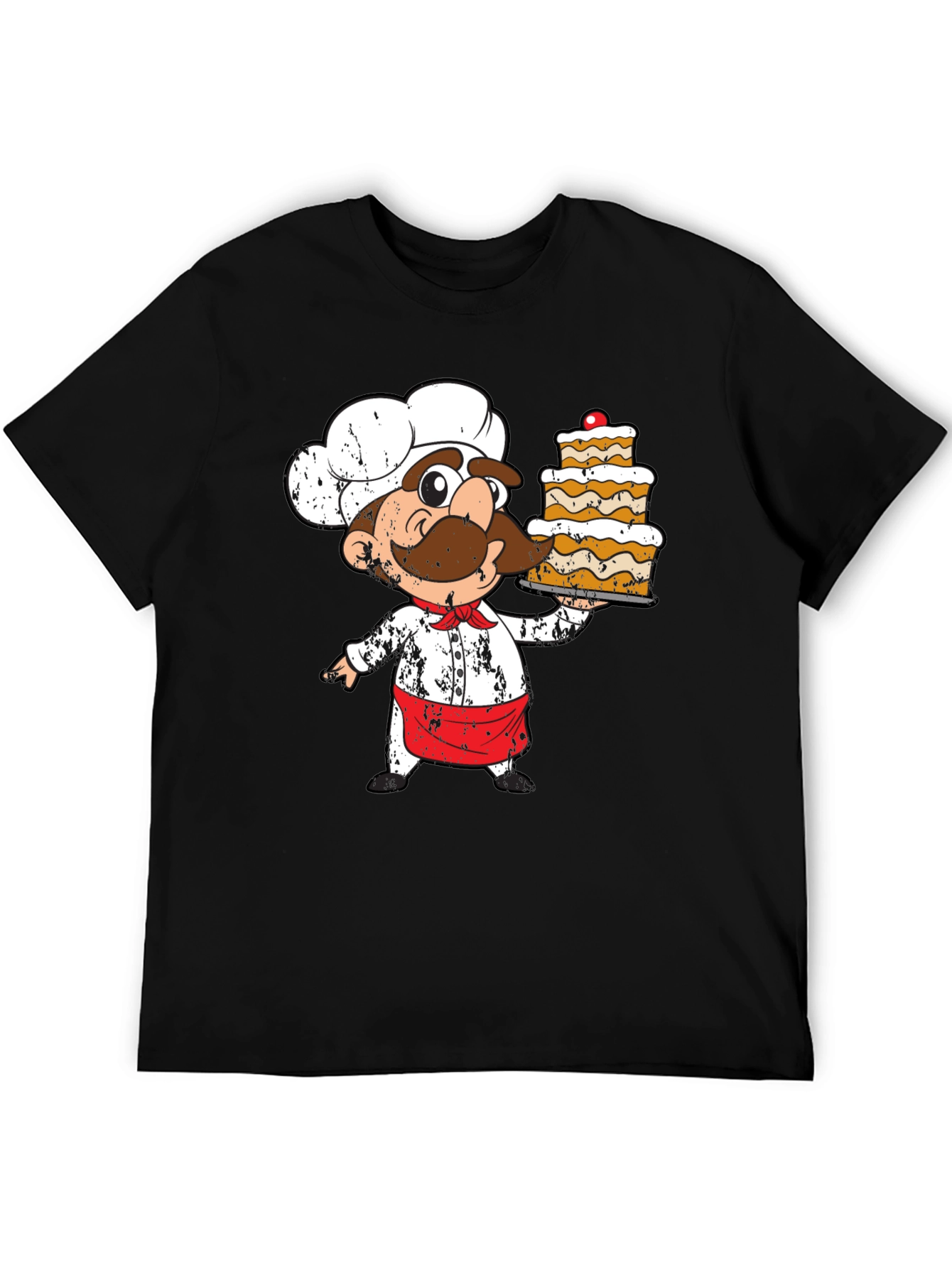 Chef Cartoon T-Shirt: Unique Foodie Apparel