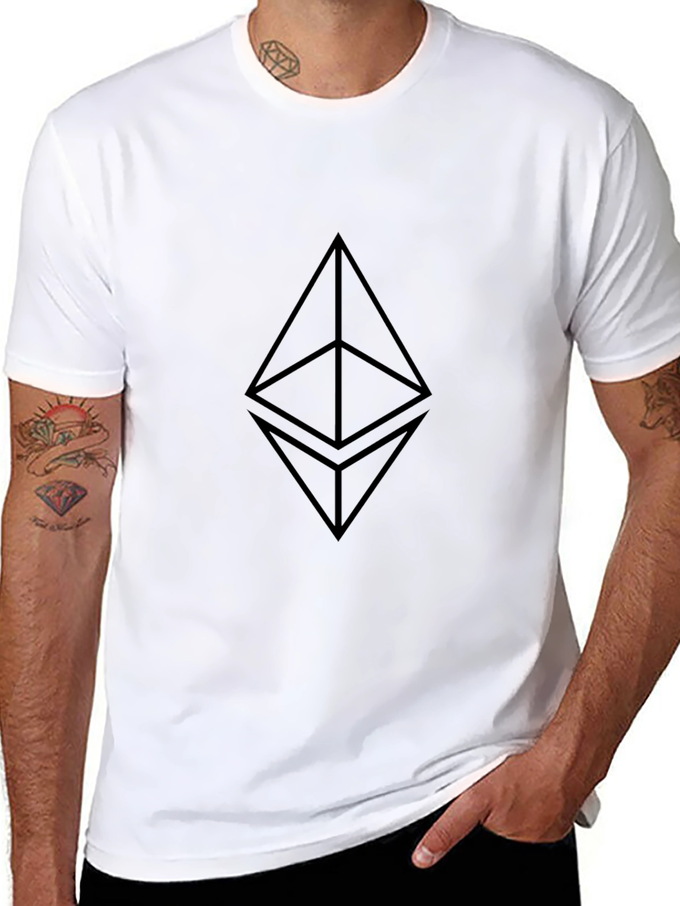 Ethereum Logo Graphic Tee - Crypto Fashion