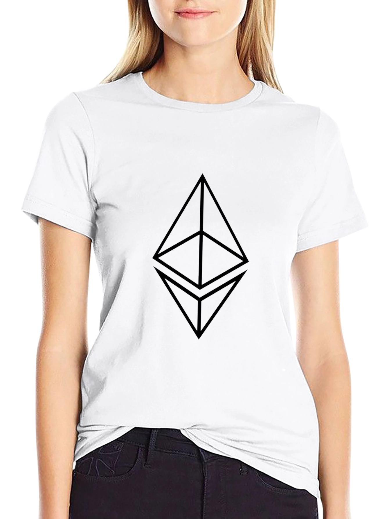 Ethereum Logo Graphic Tee - Crypto Fashion
