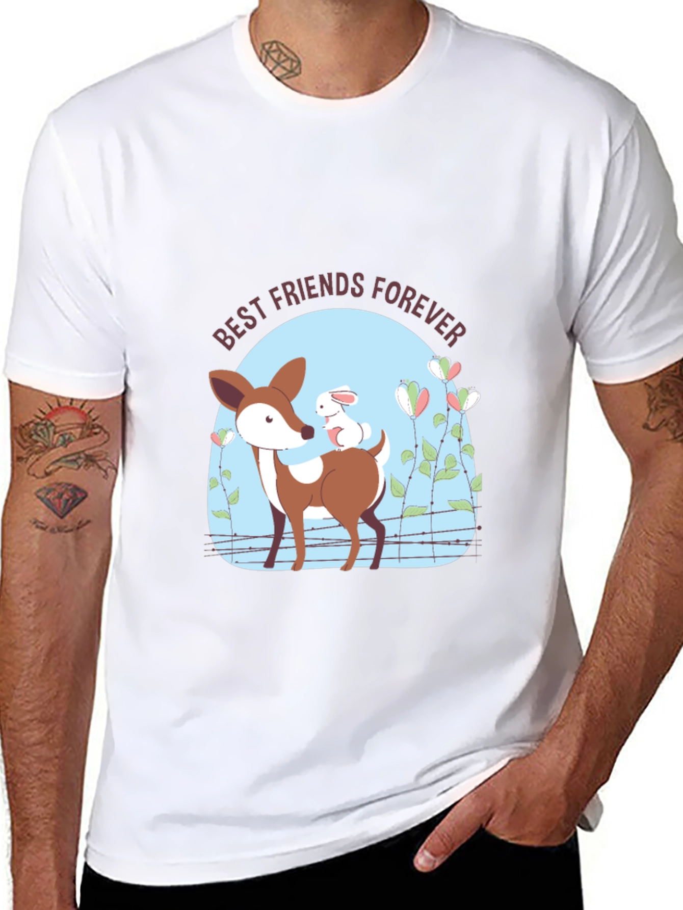 Best Friends Forever Graphic T-Shirt