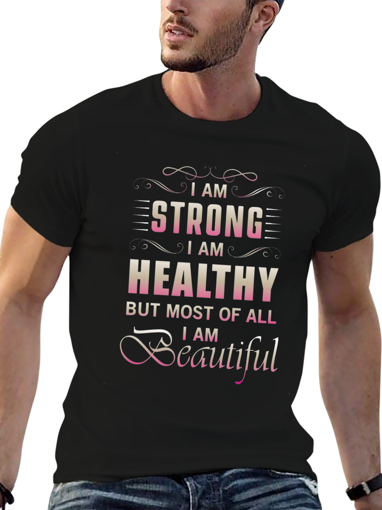 Strong Healthy Beautiful Graphic Tee
