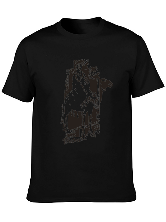 Dubai Camel Rider Graphic T-Shirt