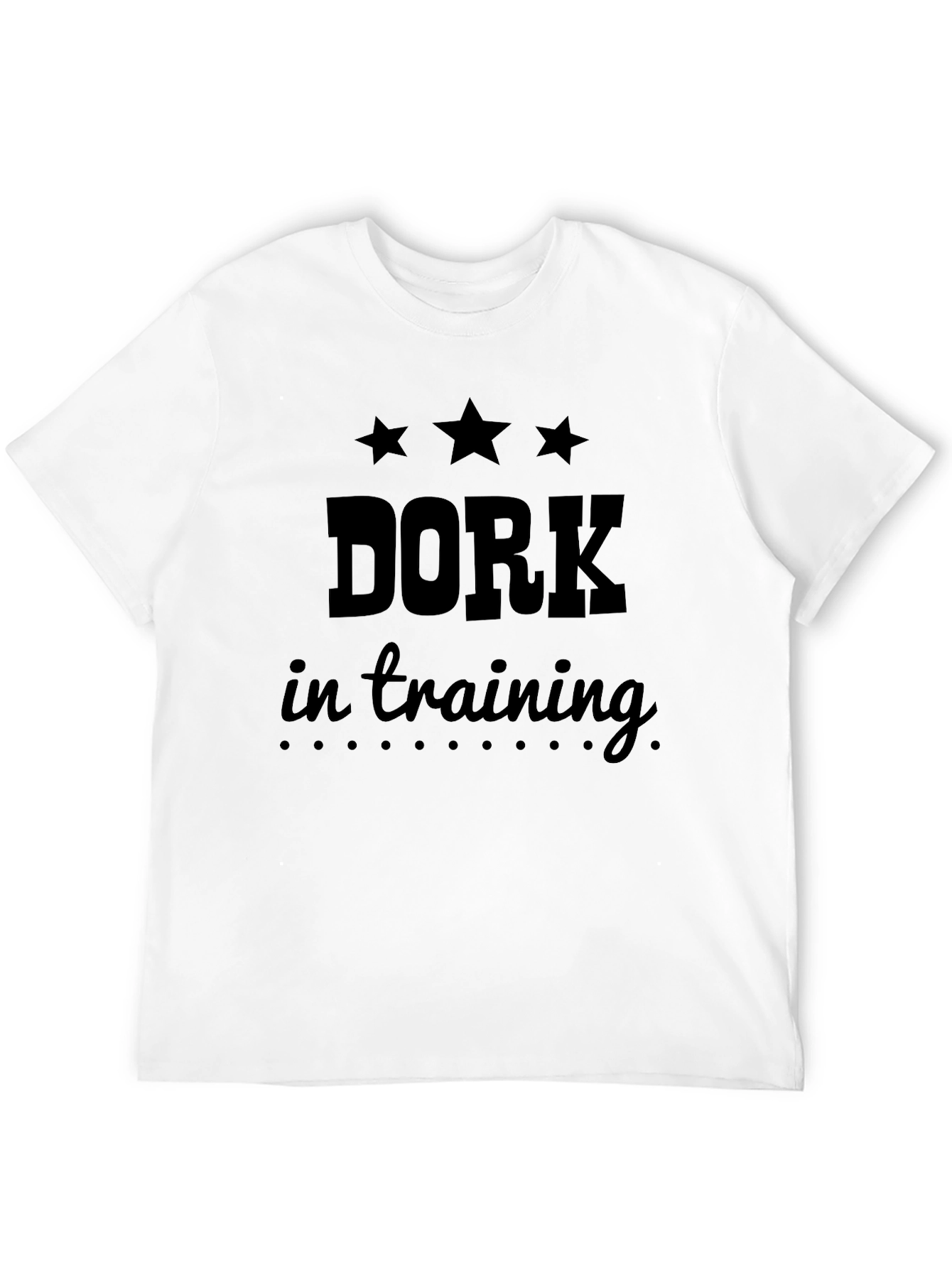 Dork in Training Mens Black Graphic Tee