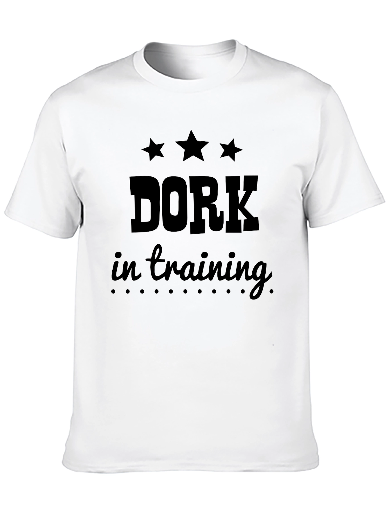 Dork in Training Mens Black Graphic Tee