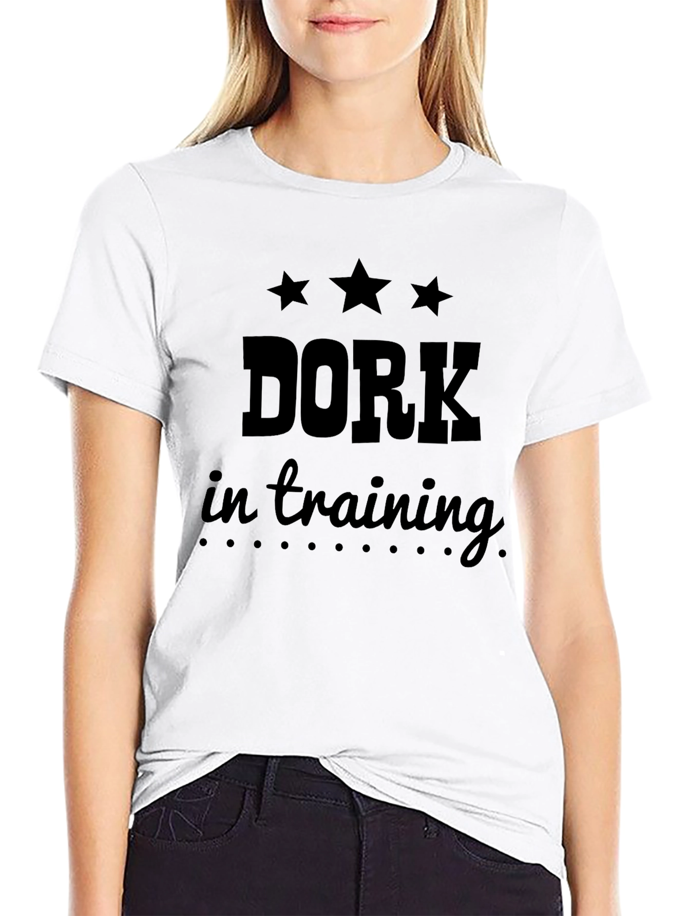 Dork in Training Mens Black Graphic Tee