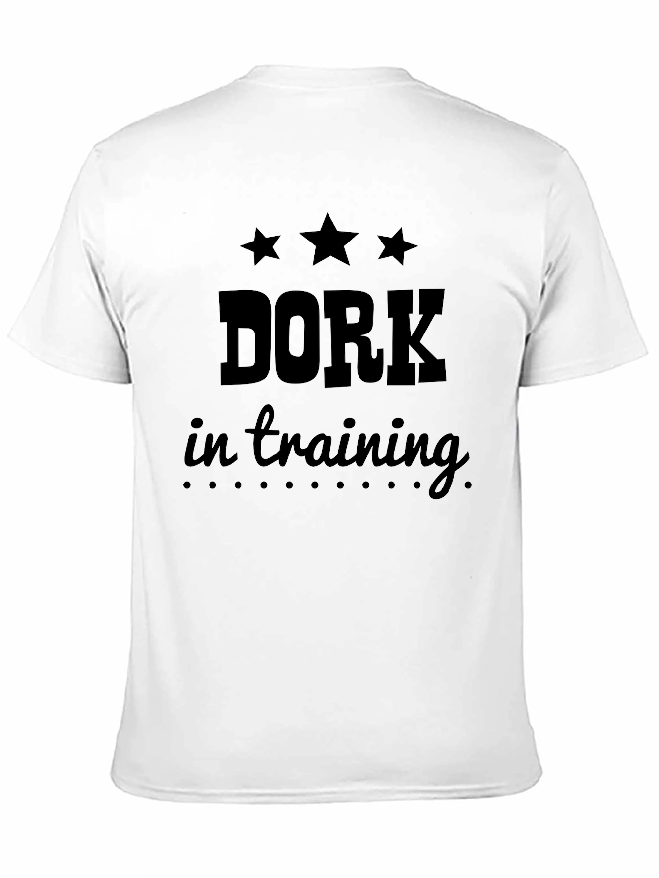 Dork in Training Mens Black Graphic Tee