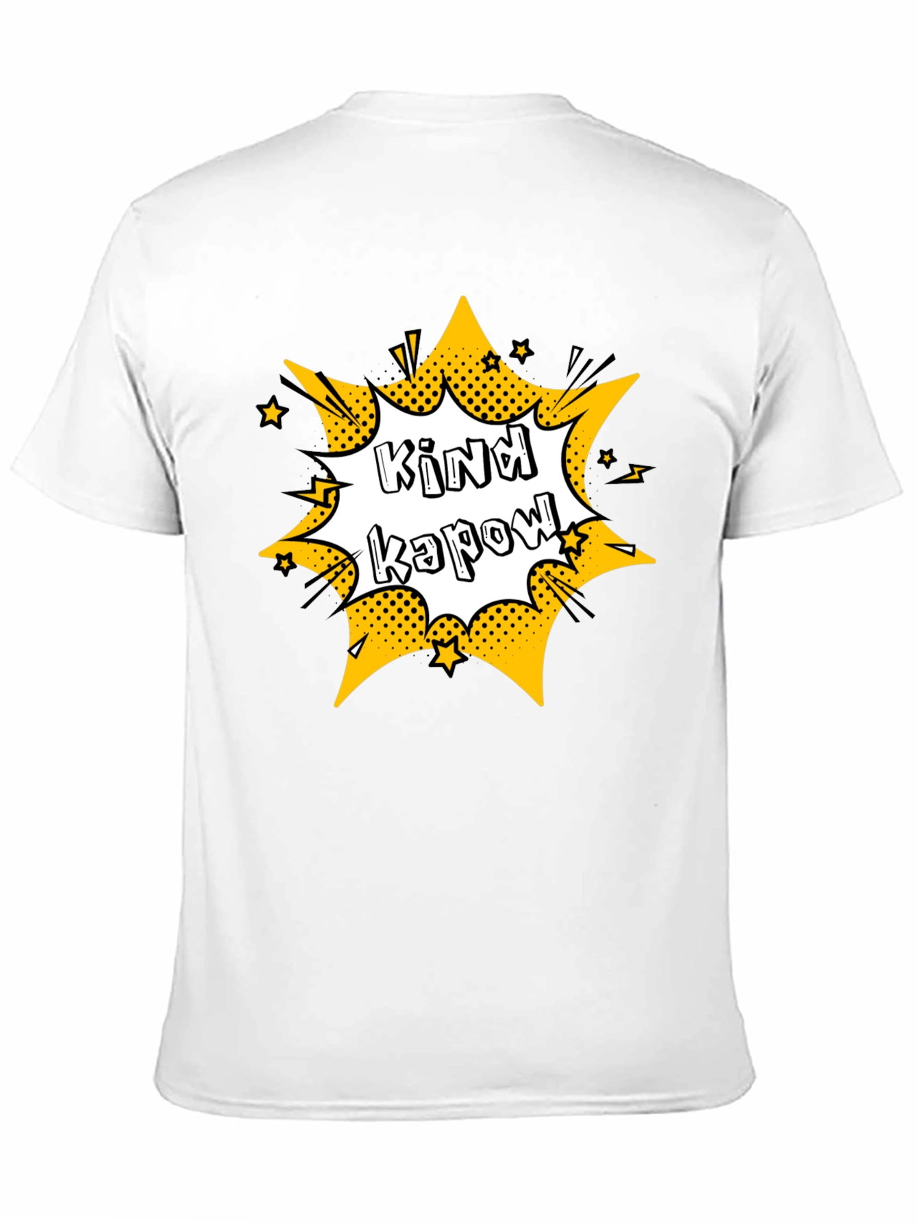 Kind Kapow Black Graphic Tee - Mens