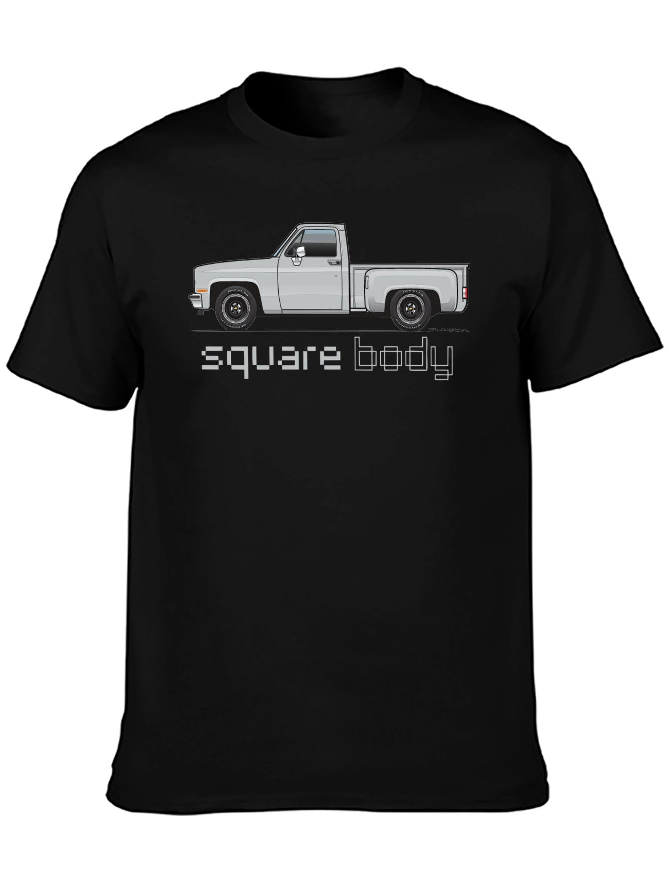 Square Body Truck T-Shirt - Classic Pickup Design