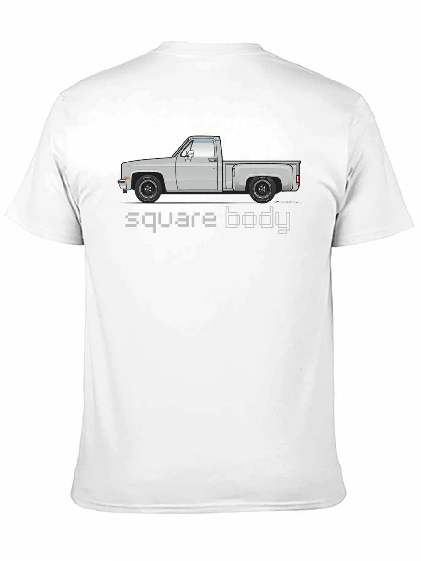 Square Body Truck T-Shirt - Classic Pickup Design