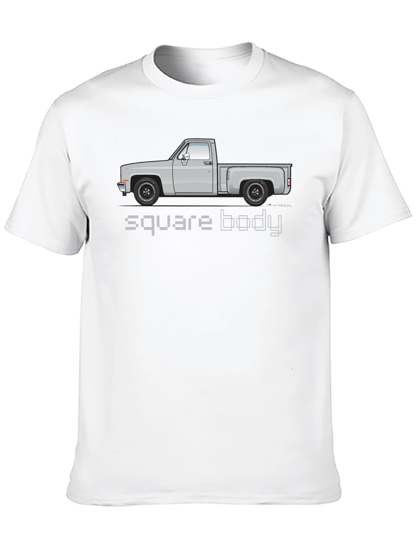 Square Body Truck T-Shirt - Classic Pickup Design