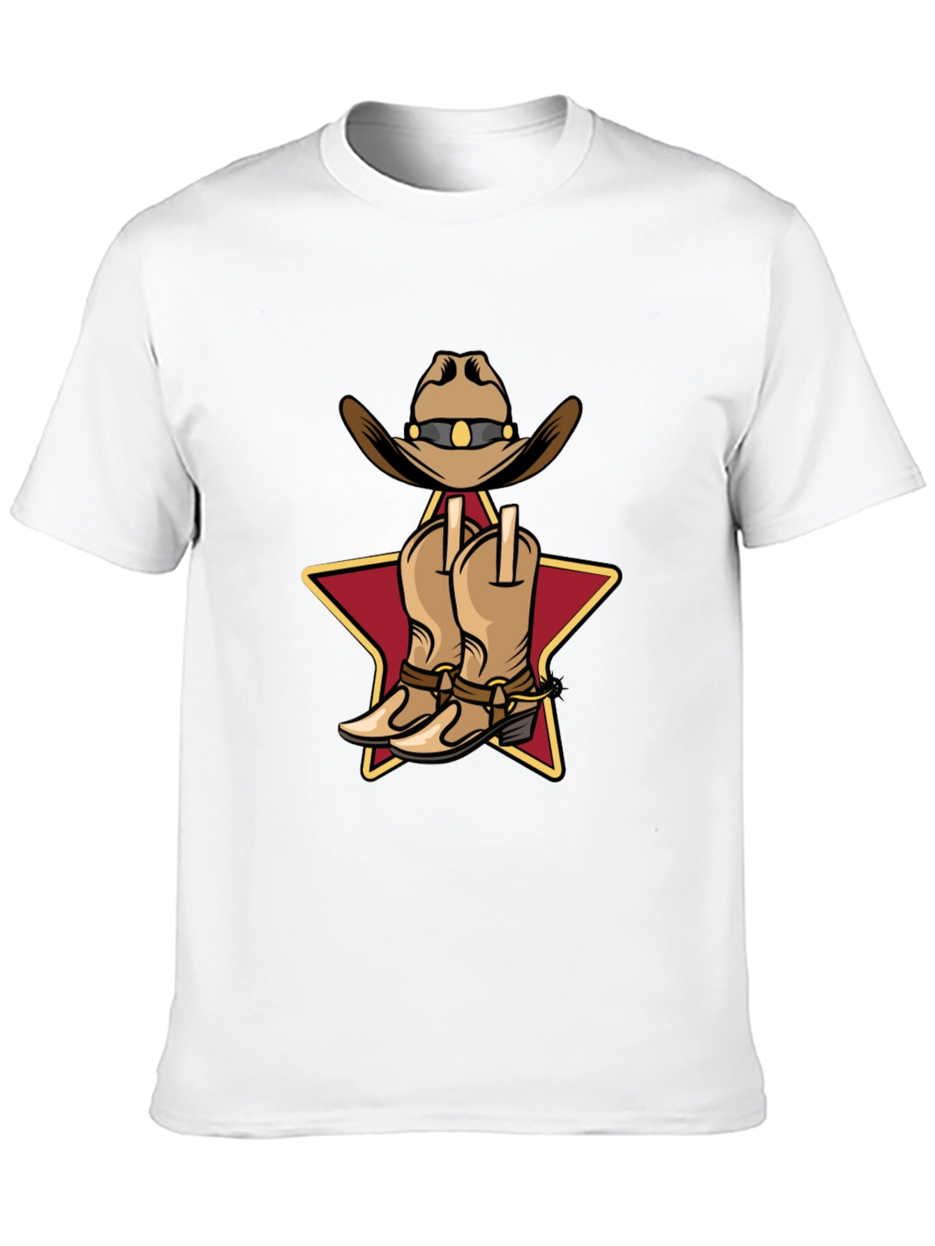 Cowboy Hat and Boots Graphic T-Shirt