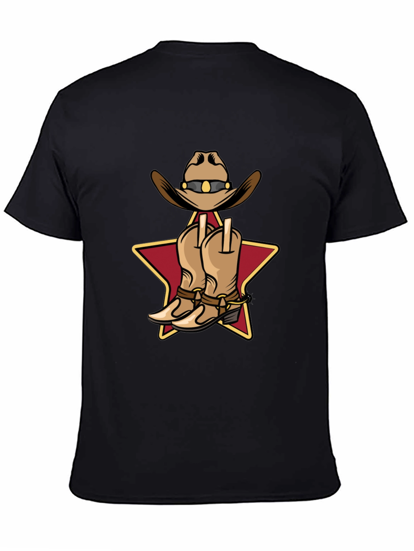 Cowboy Hat and Boots Graphic T-Shirt
